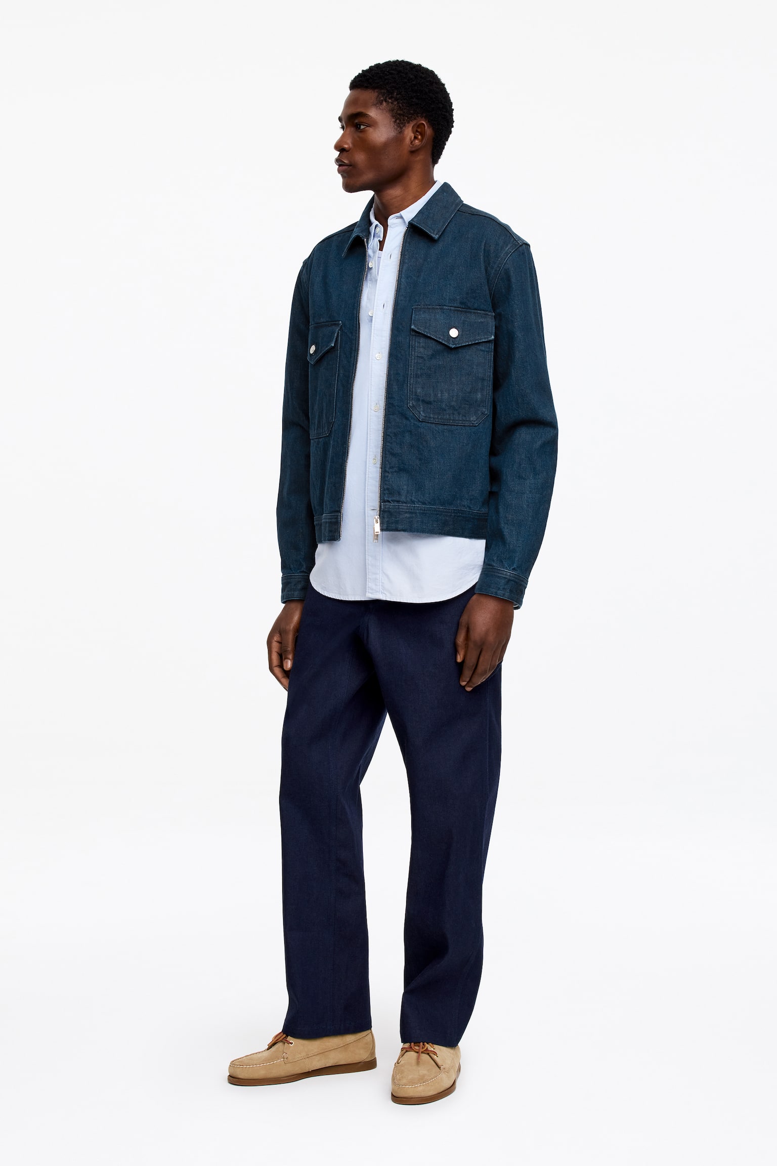 Denim overshirt - Blauw - 7