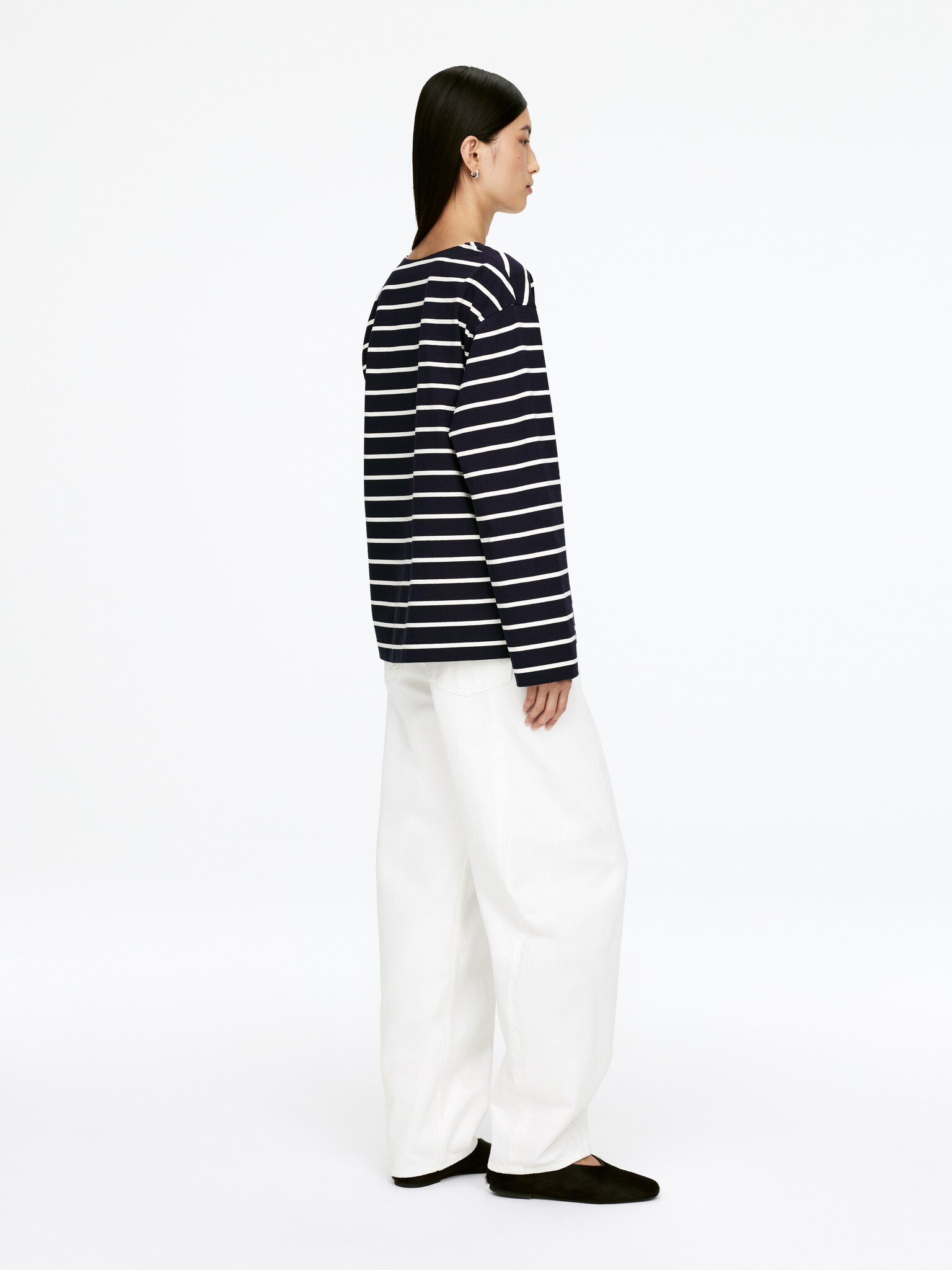 Long-Sleeve Top - Dark Blue - 3