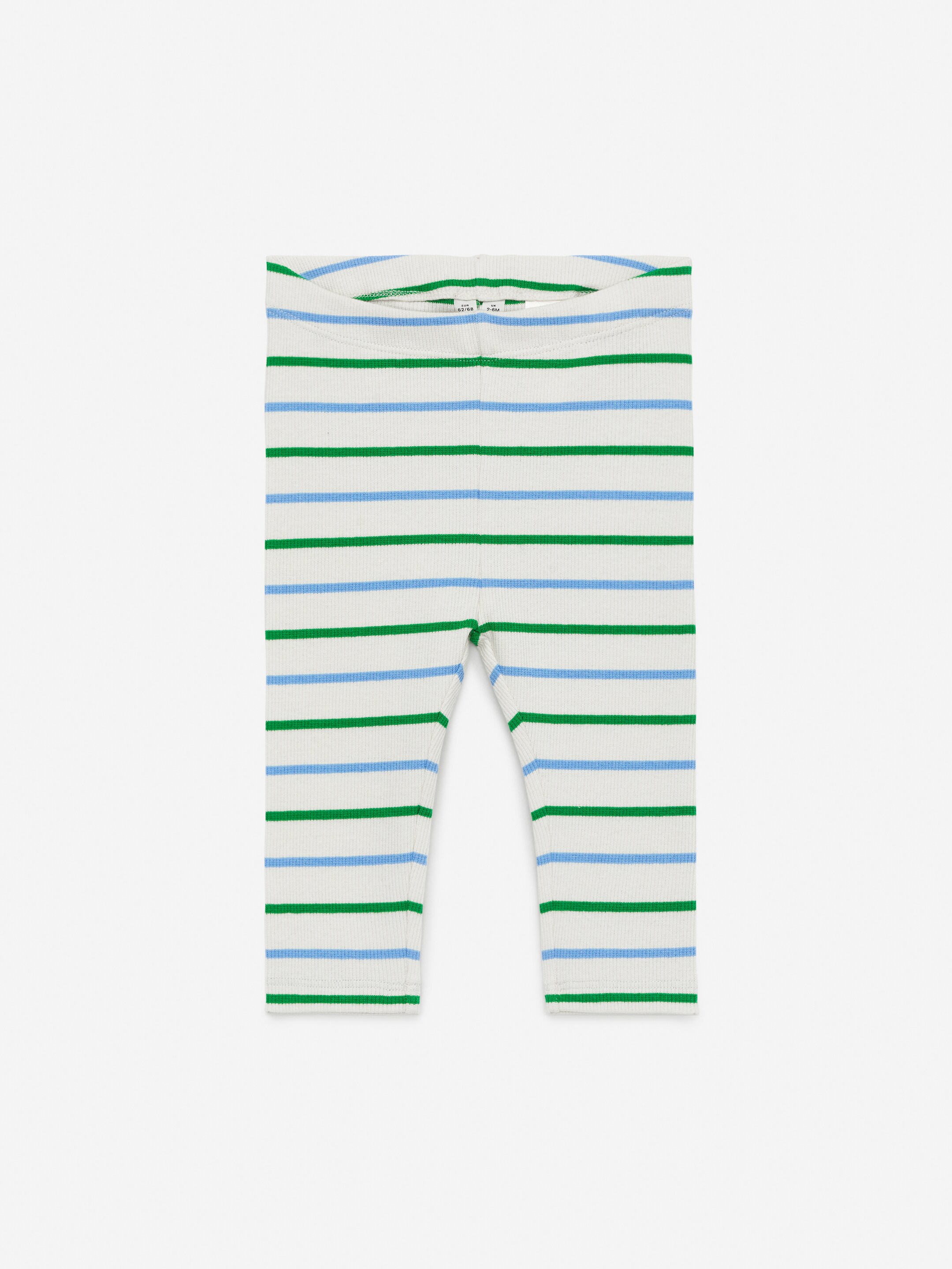 Προβολή μεγαλύτερης εικόνας: Ριμπ Λέγκινγκς - Μπλε/Πράσινη Ρίγα - Kids | H&M GR 1