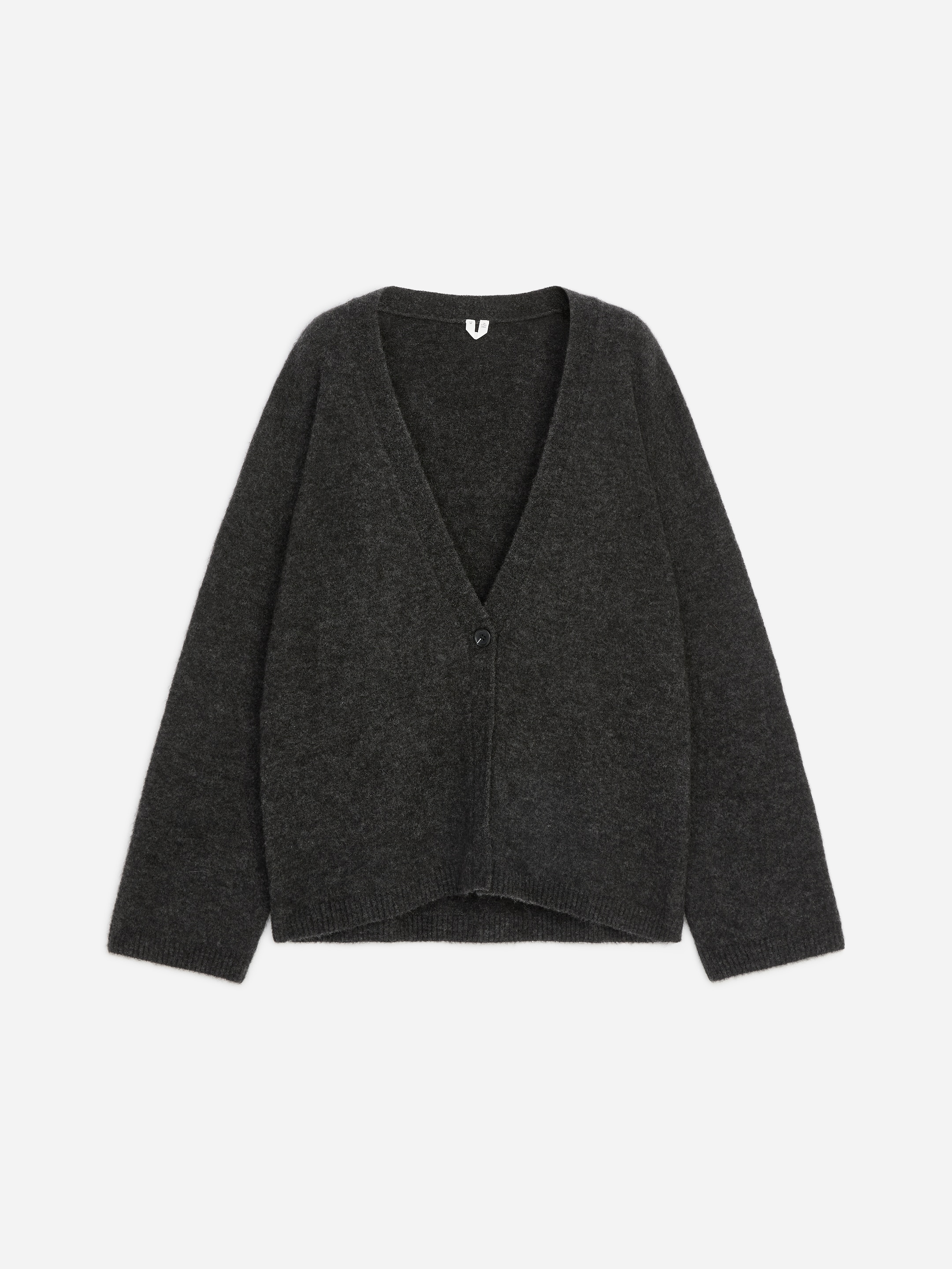 Strickjacke aus einer Alpaka-Wollmischung - Dunkelgrau - Regular Fit - women - StillMedia/DescriptiveStillLife - 2