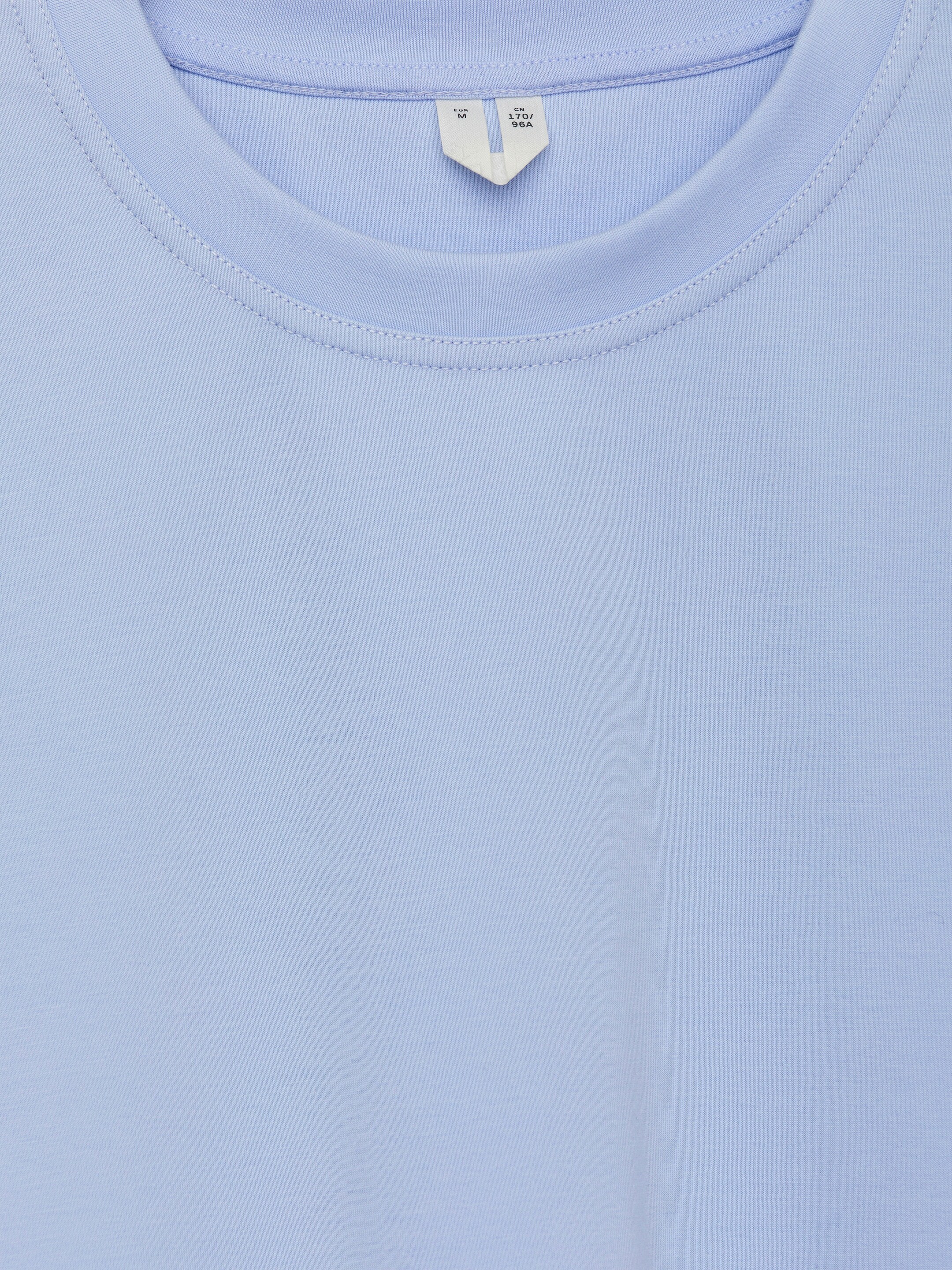 Προβολή μεγαλύτερης εικόνας: PEARL Βαμβακερό T-Shirt Βαρέως Τύπου - Light Blue - Ladies | H&M GR 2