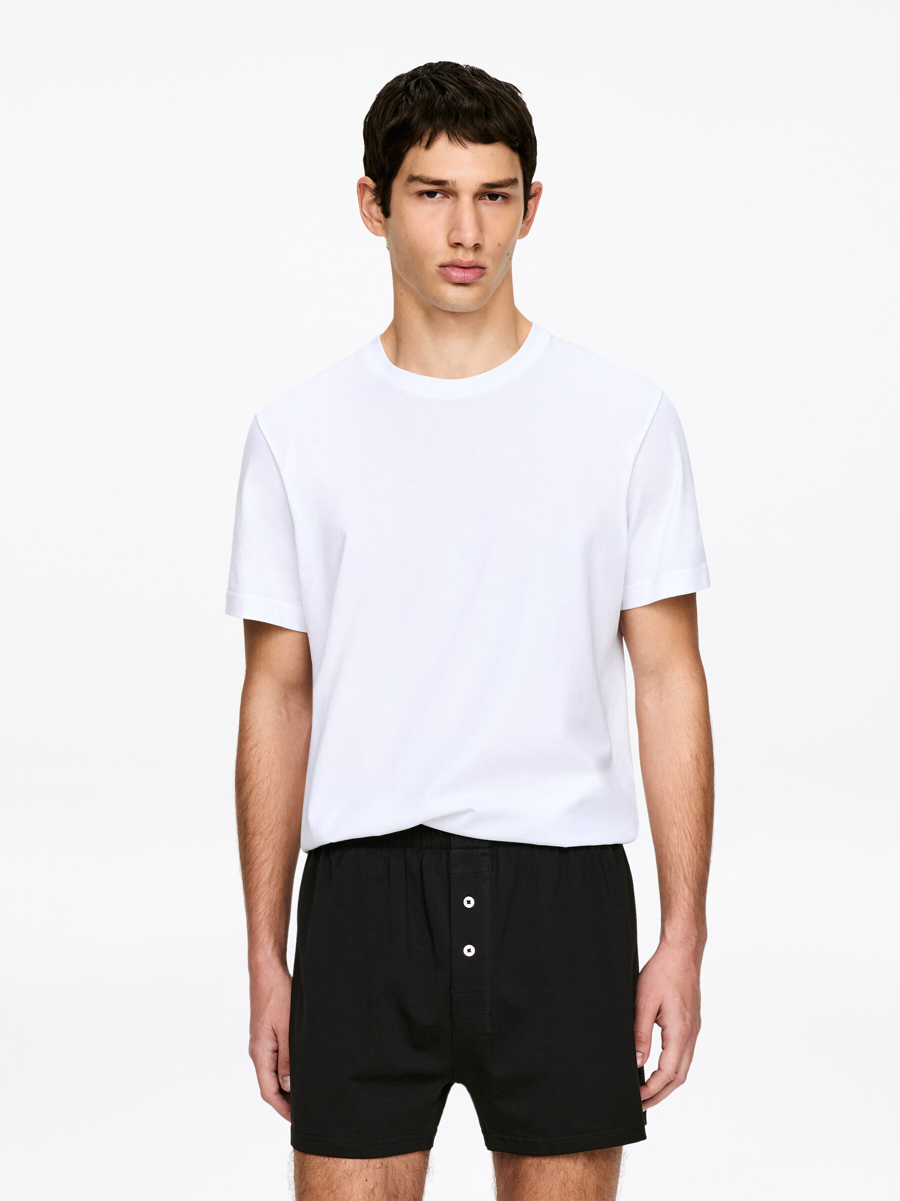 Jersey Boxers, Set of 2 - Black - Regular fit - Men - StillMedia/Lookbook - 11