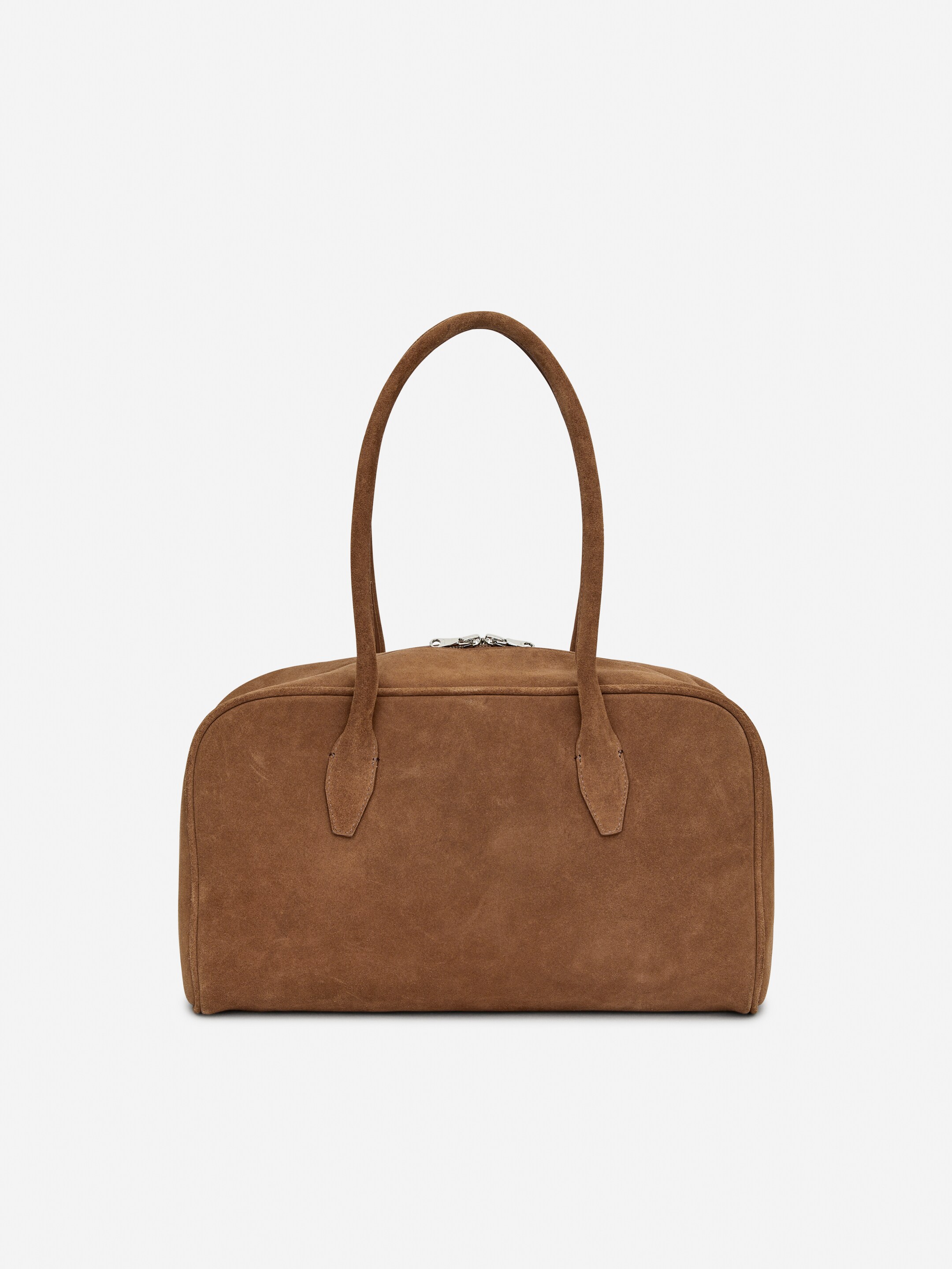 Agrandir l'image: Sac de bowling en daim - Marron - FEMME | H&M FR 3