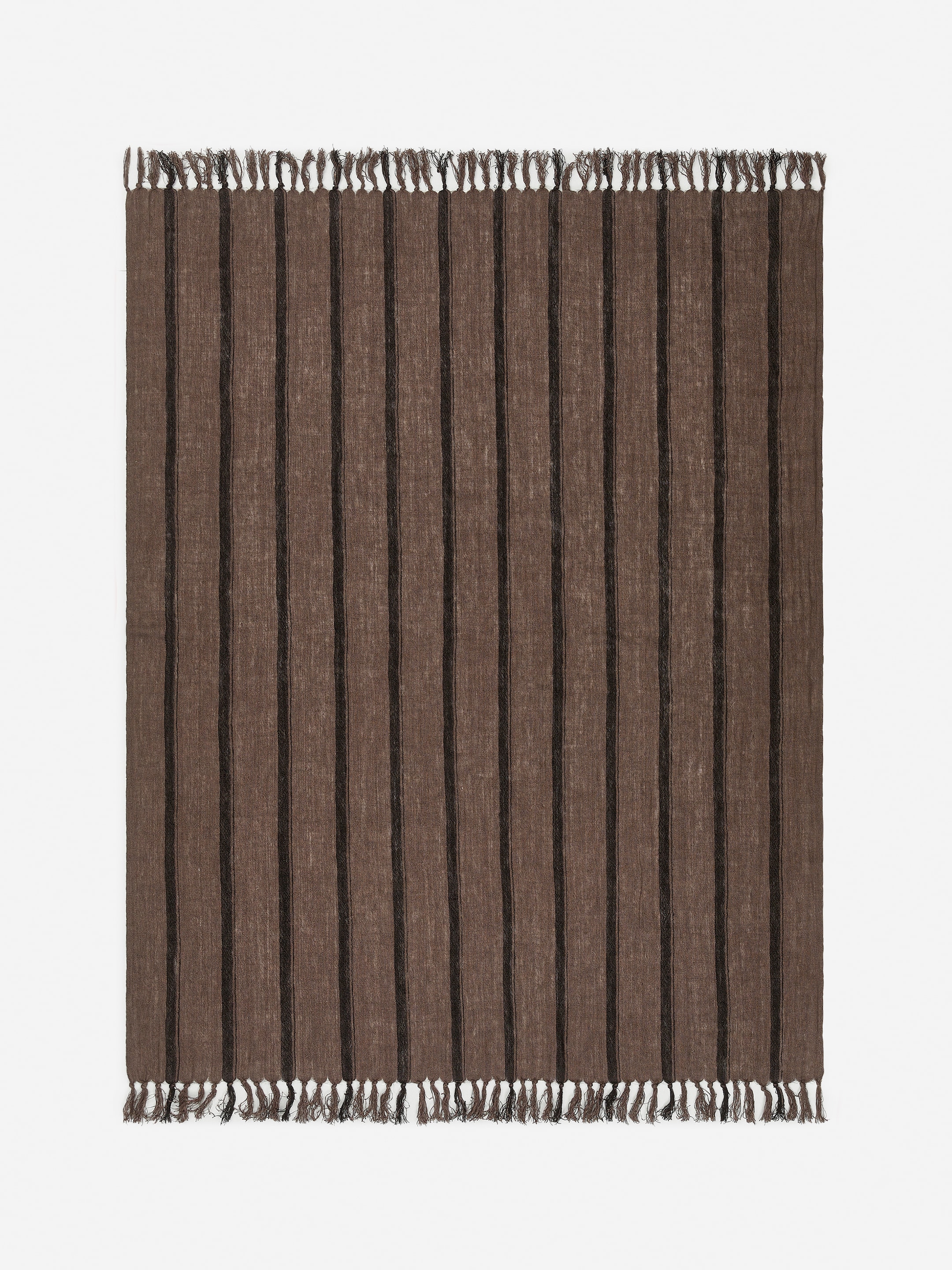 Größeres Bild anzeigen: Leinendecke - Braun/Schwarz - Home All | H&M AT 1