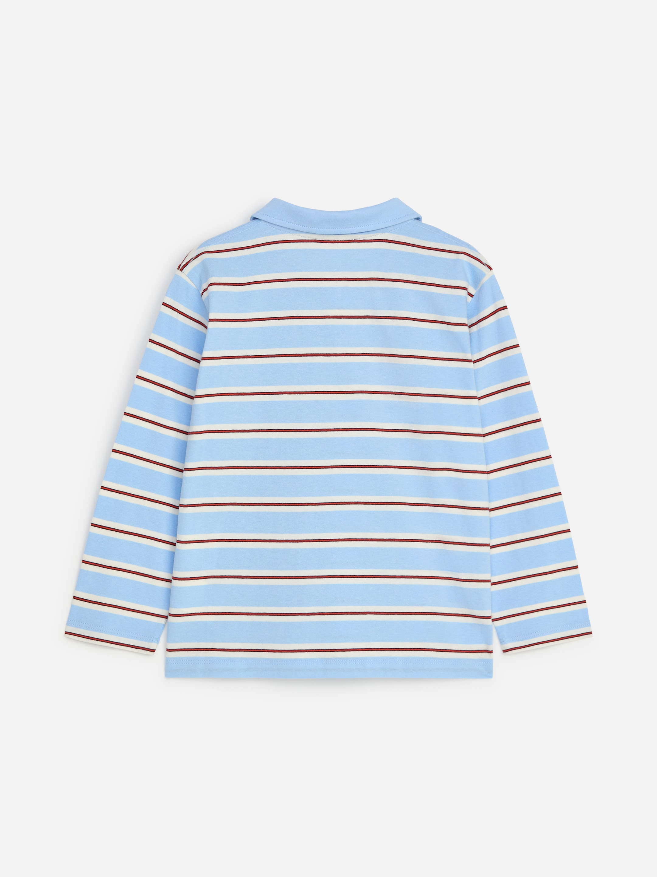 Lockeres Poloshirt - Hellblau/Rot/Weiß - Relaxed Fit - children - StillMedia/DescriptiveStillLife - 1