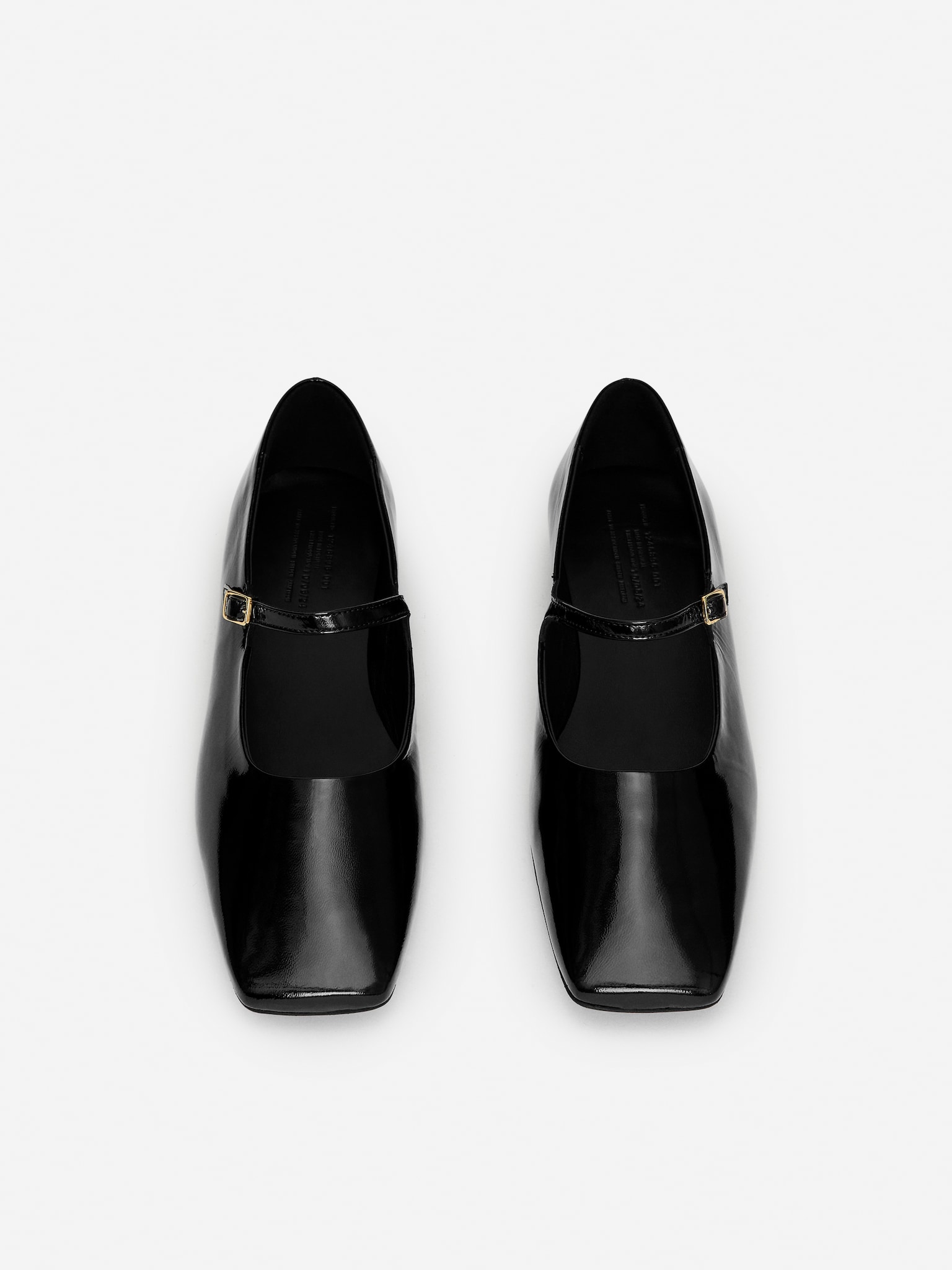 Mary Jane Flats - Black - 2