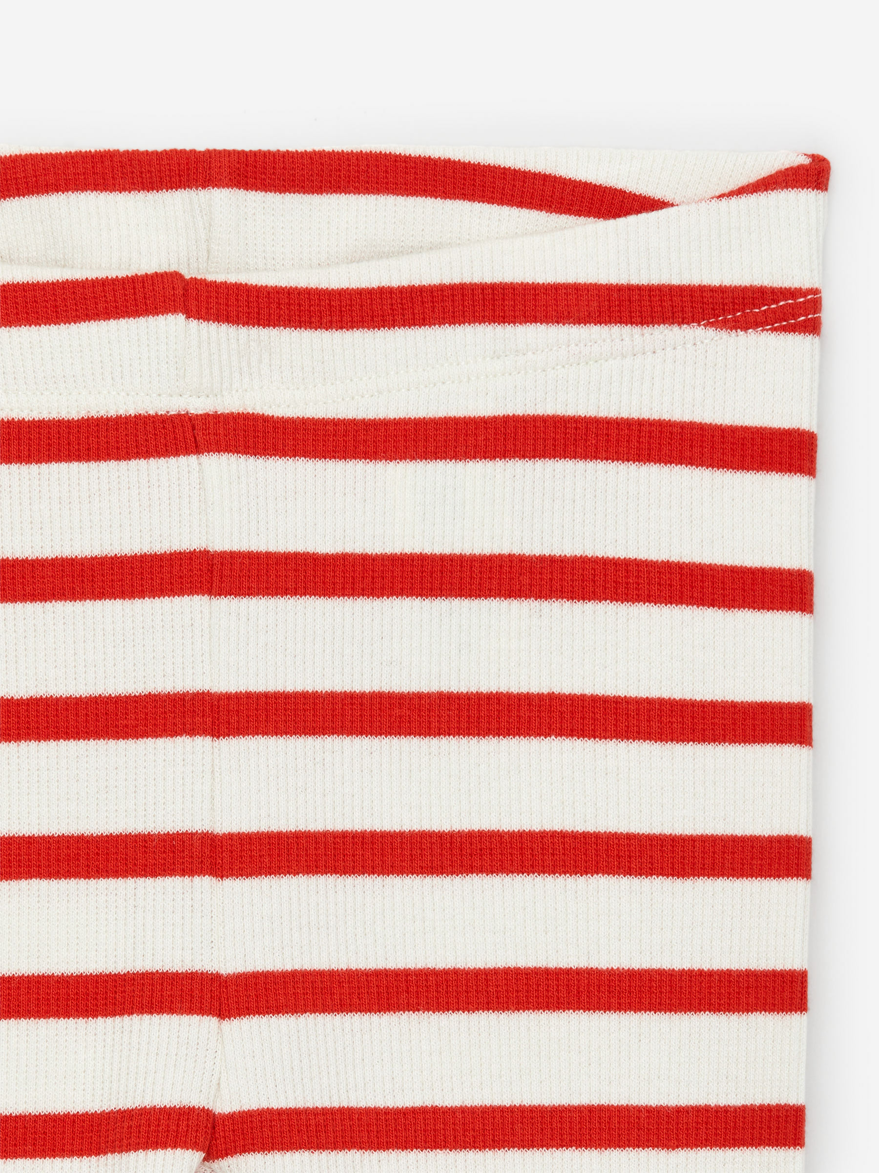 Ribbed Leggings - Red/Off White - Slim fit - Children - StillMedia/DescriptiveDetail - 3