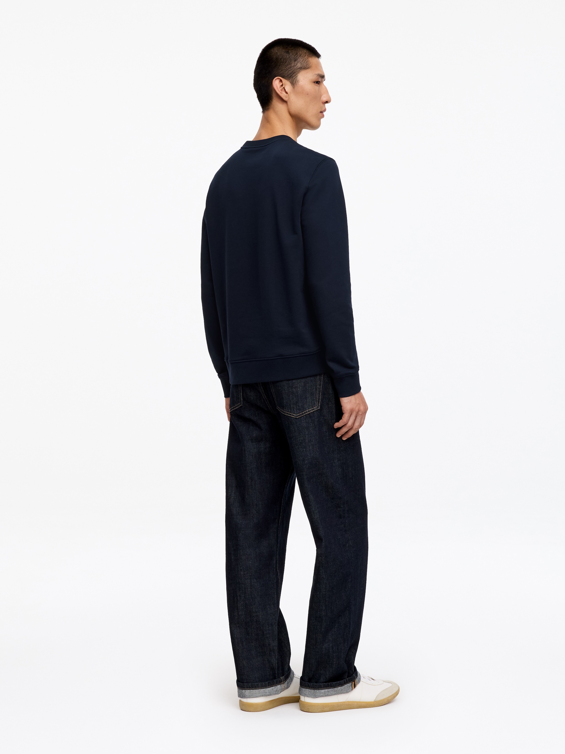 Felpa di peso medio - Blu scuro - Regular fit - Men - StillMedia/Lookbook - 16