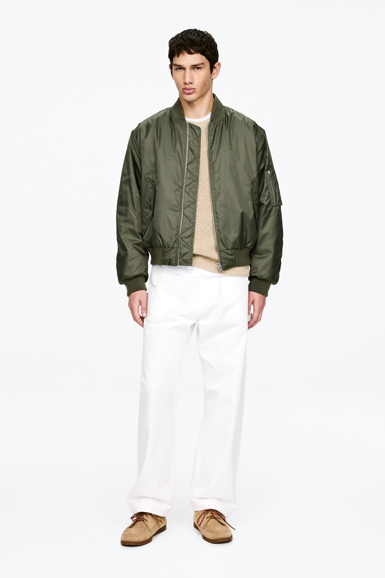 Veste en nylon - Vert - 1