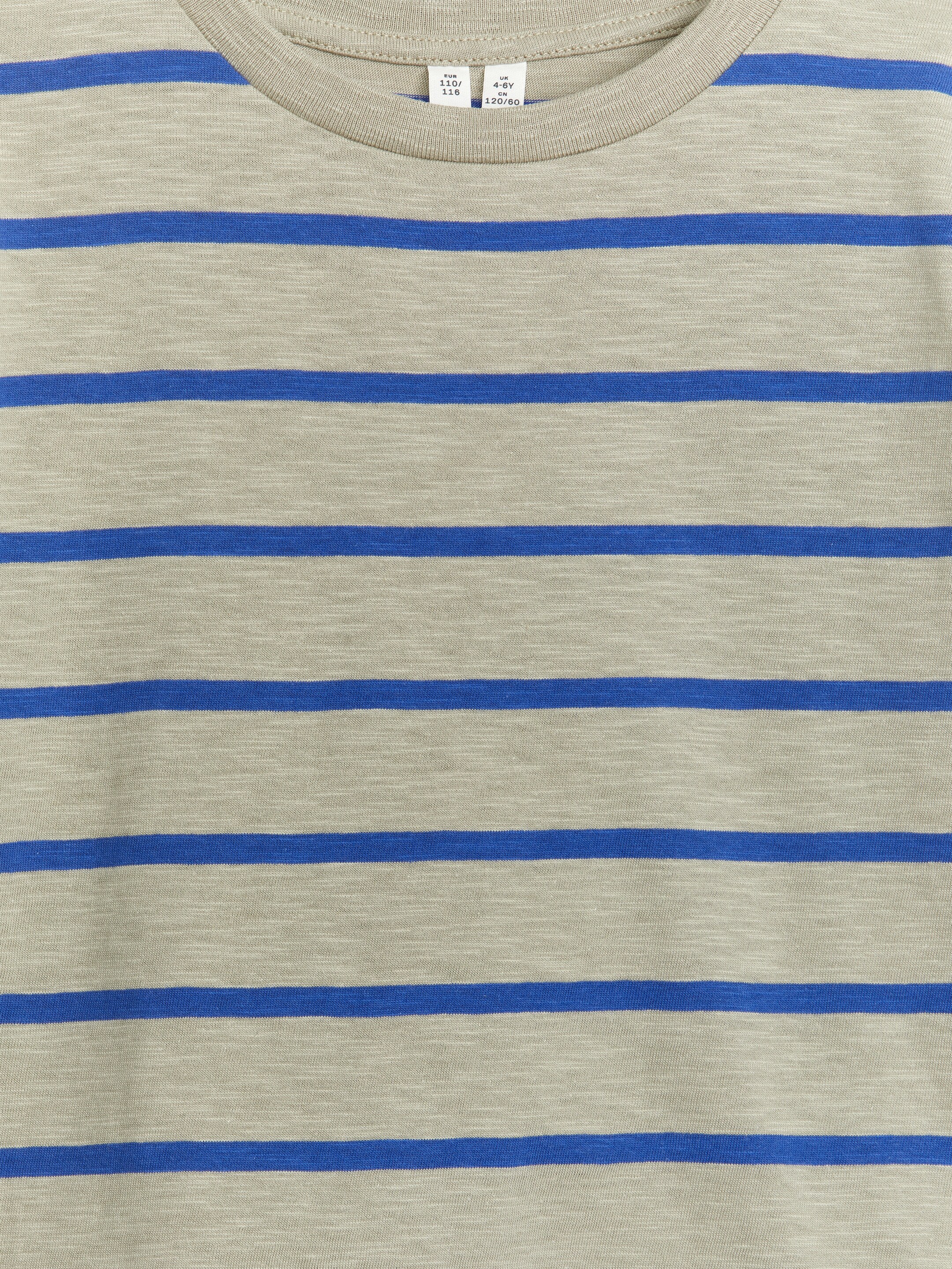 Näytä suurempi kuva: Slub-neulottu T-paita - Khaki/sininen - Kids | H&M FI 3