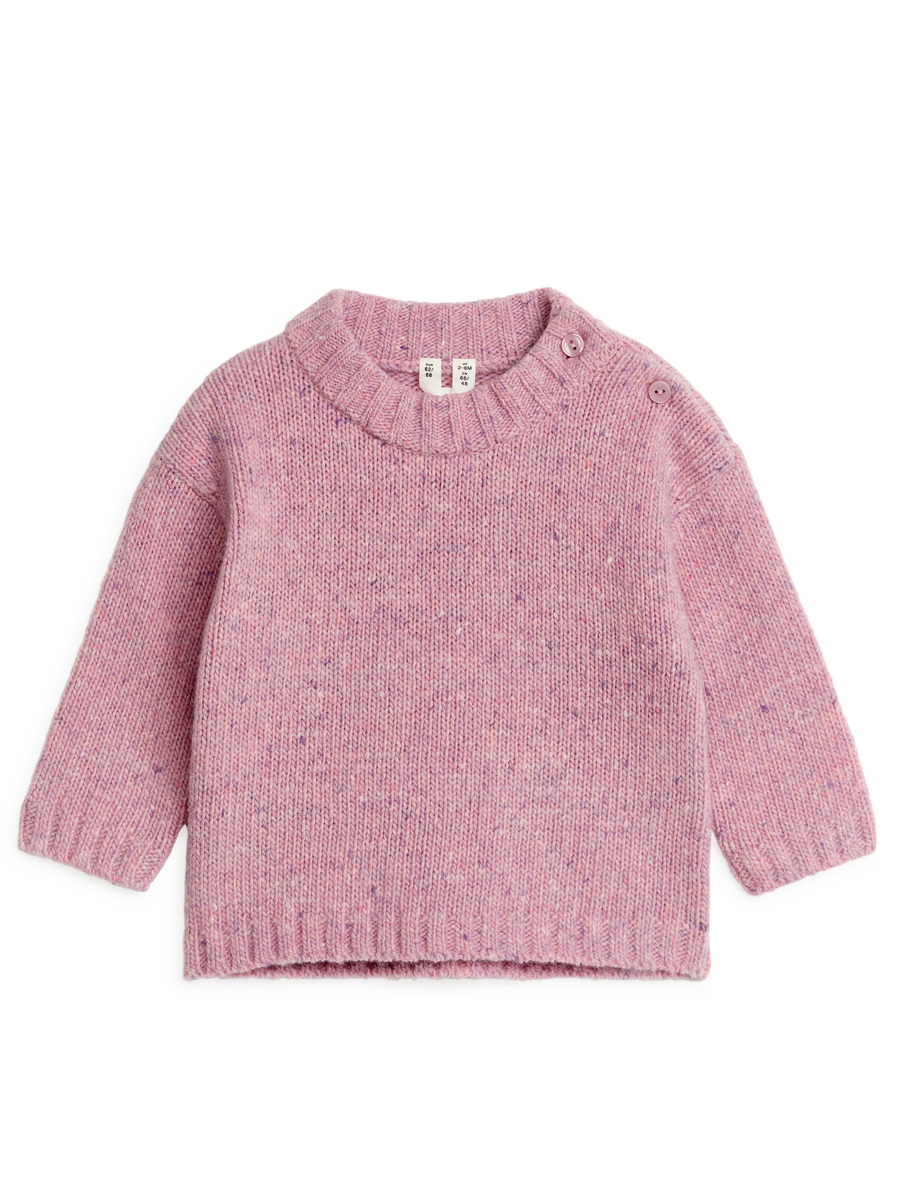 Pullover aus Noppenwollmischung - Rosa - Regular Fit - Kinder - StillMedia/DescriptiveStillLife - 1