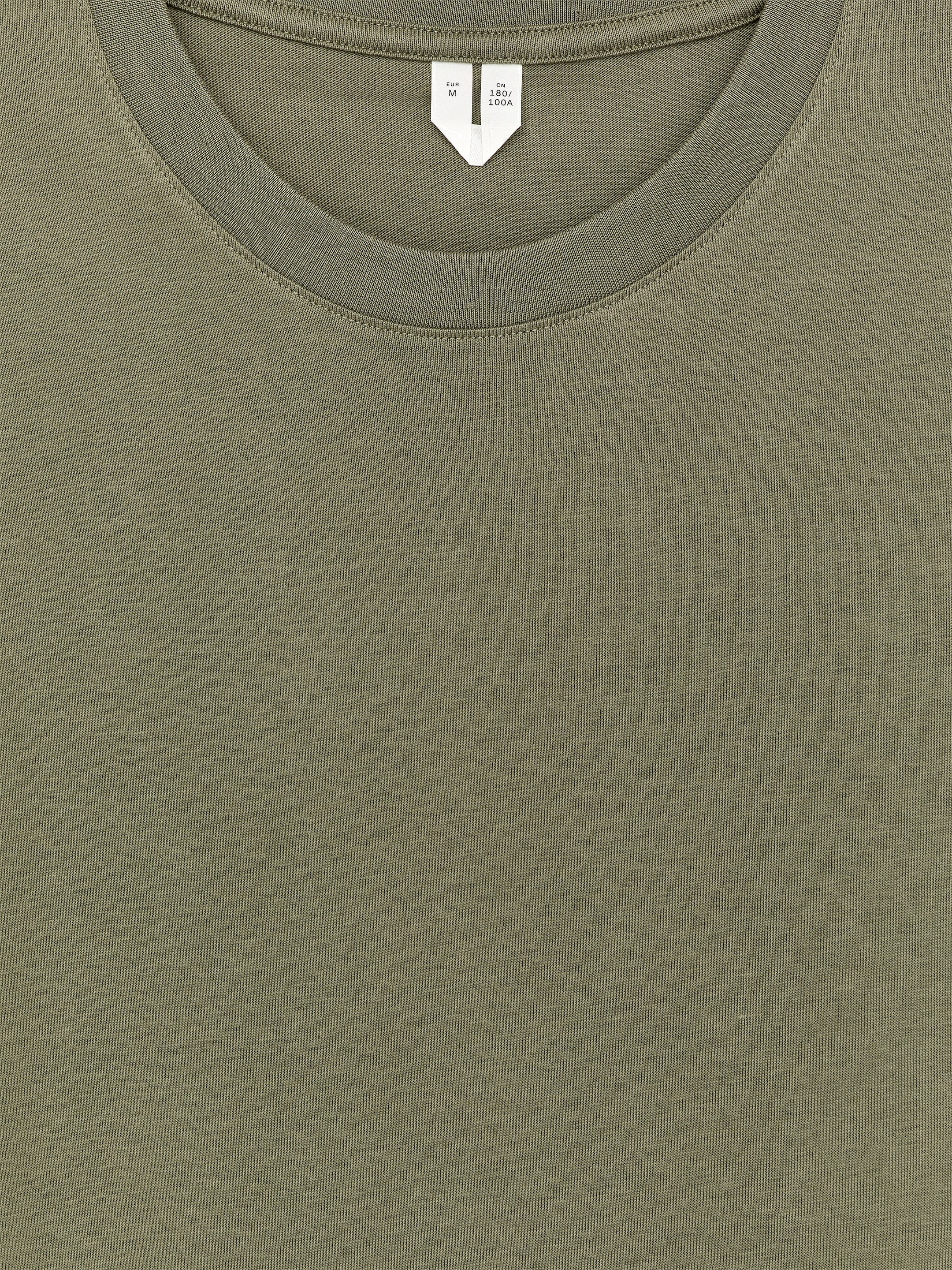 220 GSM Relaxed T-Shirt - Khakigrön - Regular fit - Men - StillMedia/DescriptiveDetail - 2