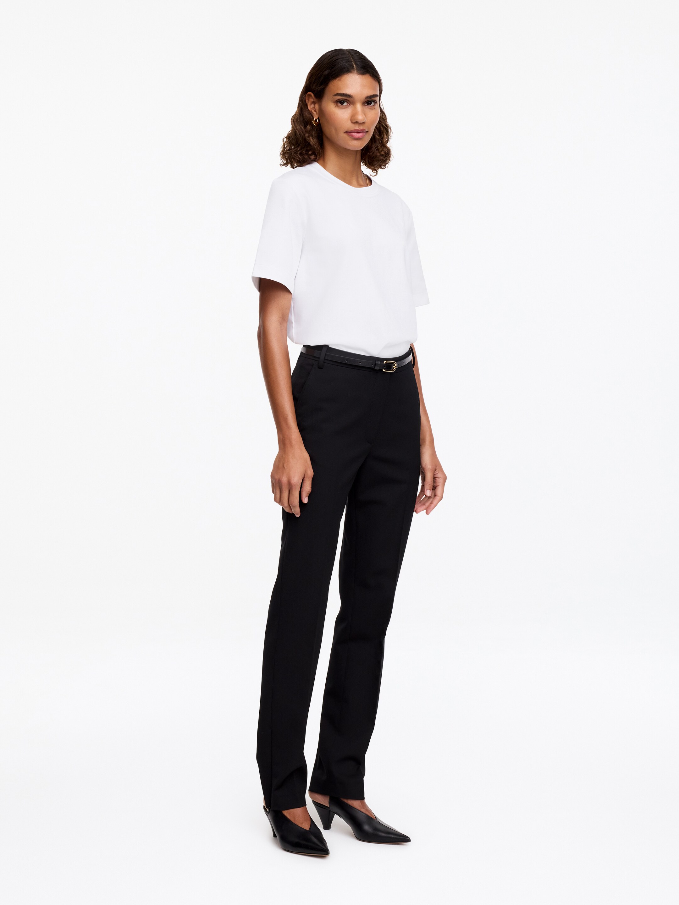Signature Constructed T-Shirt - White - Regular fit - Women - StillMedia/Lookbook - 32