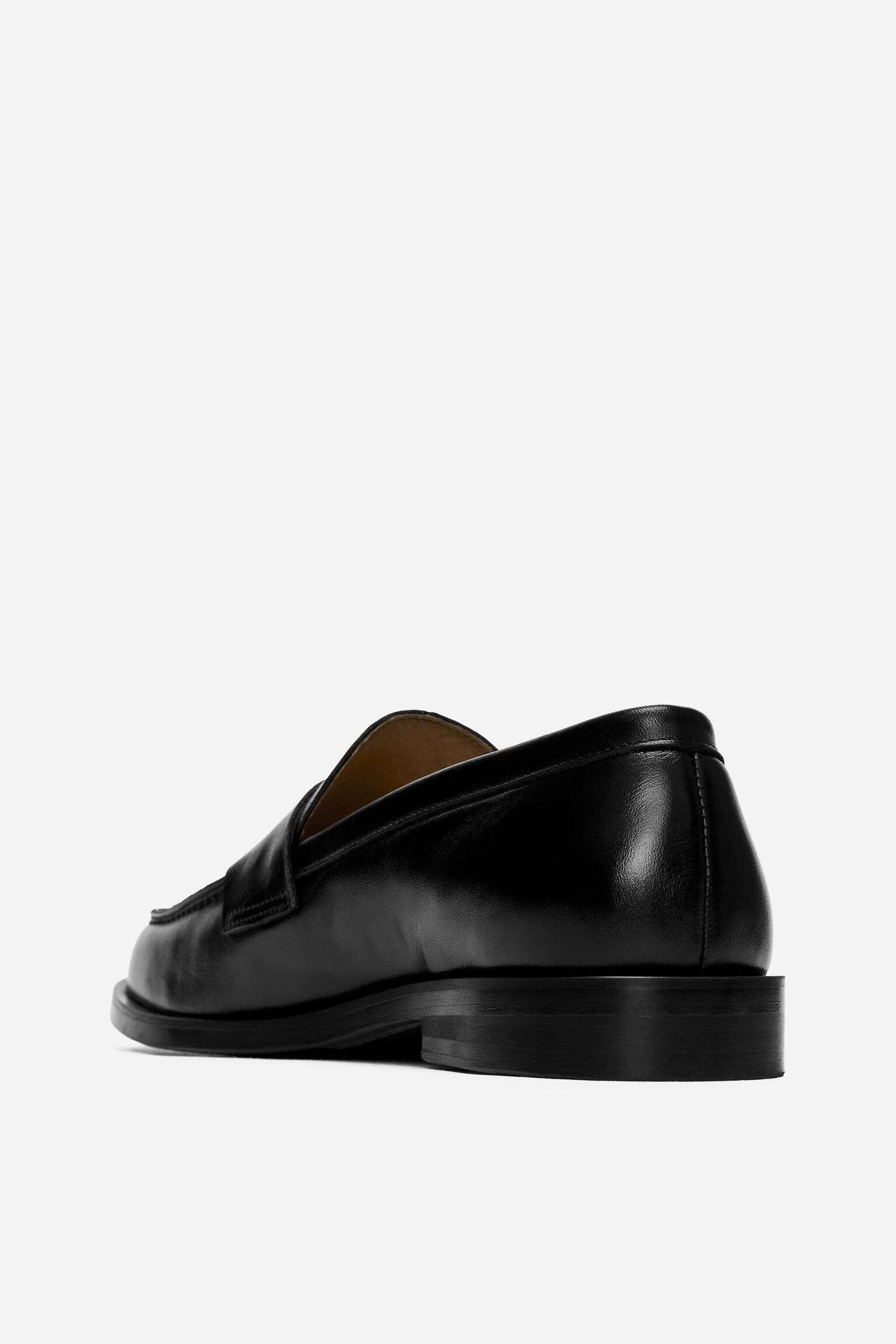 Loafers din piele - Negru - 7