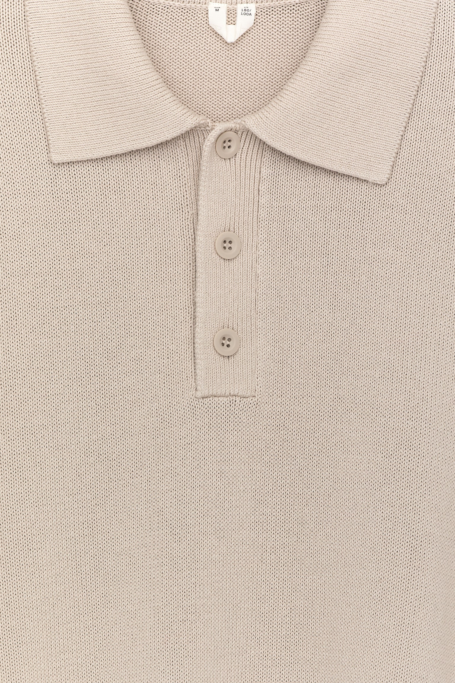 Polo de lyocell y algodón - Beige/Azul oscuro/Verde - 4