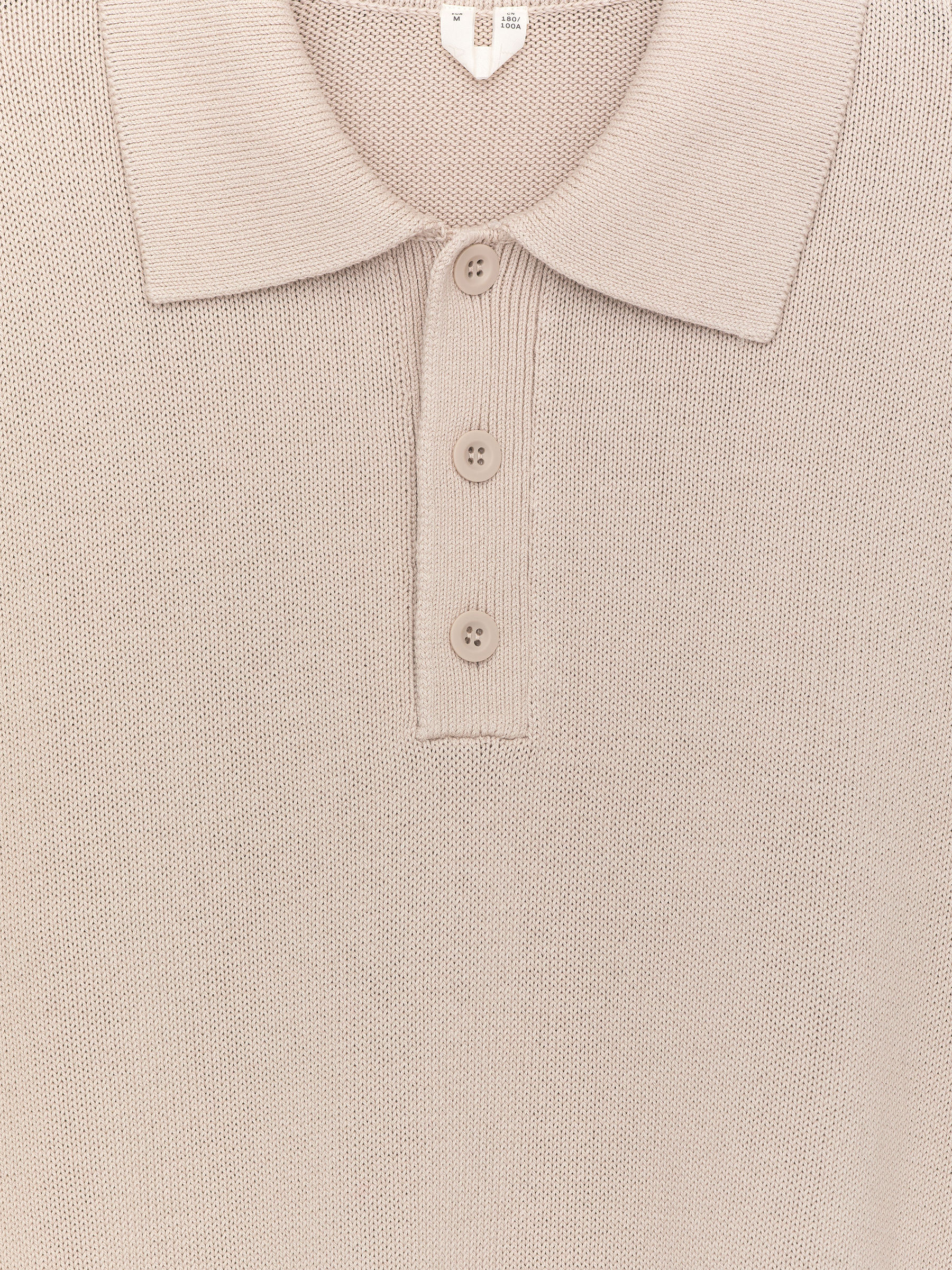 Cotton Lyocell Polo Shirt - Beige - Regular fit - Men - StillMedia/DescriptiveStillLife - 2