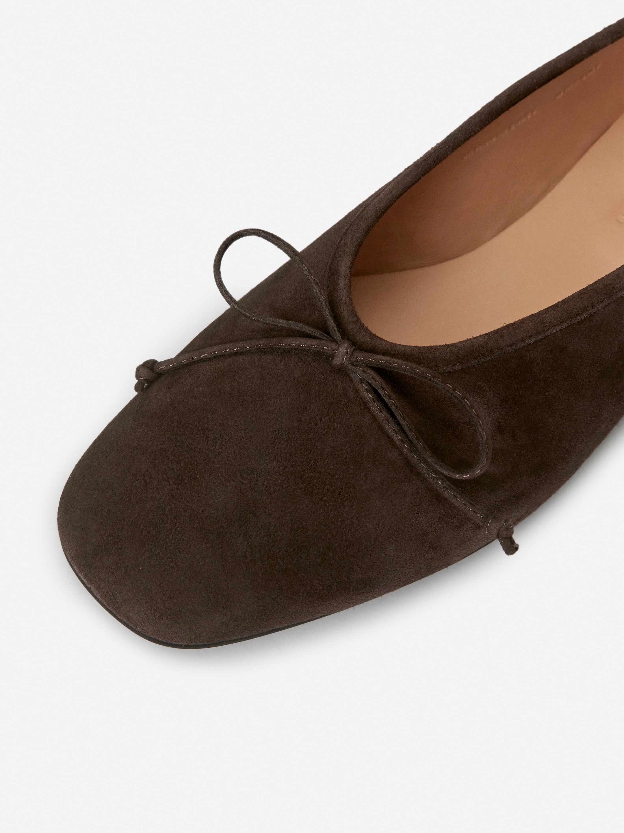 Visualizza immagine più grande: Ballerine in pelle scamosciata - Marrone - DONNA | H&M IT 7
