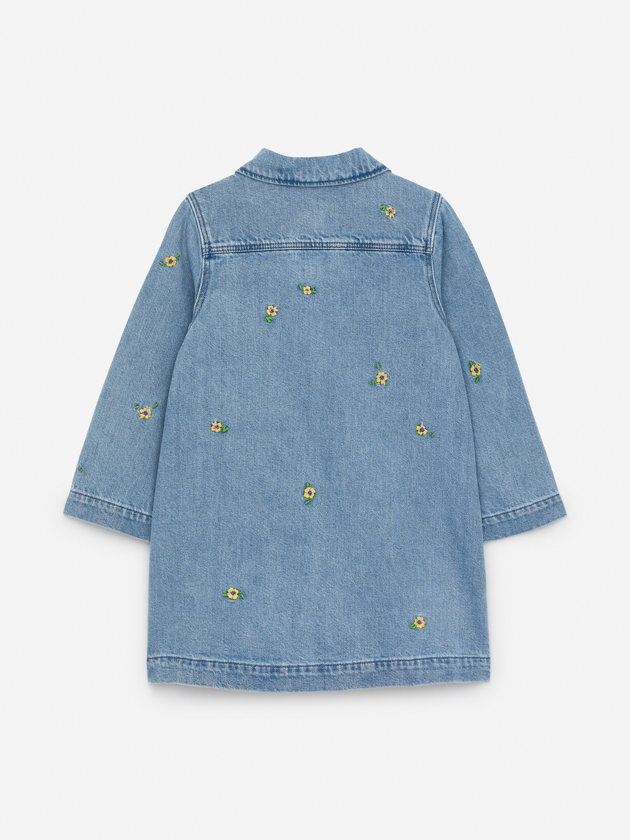 Ingrandisci l'immagine: Embroidered Denim Dress - Blue - BAMBINO | H&M CH 2