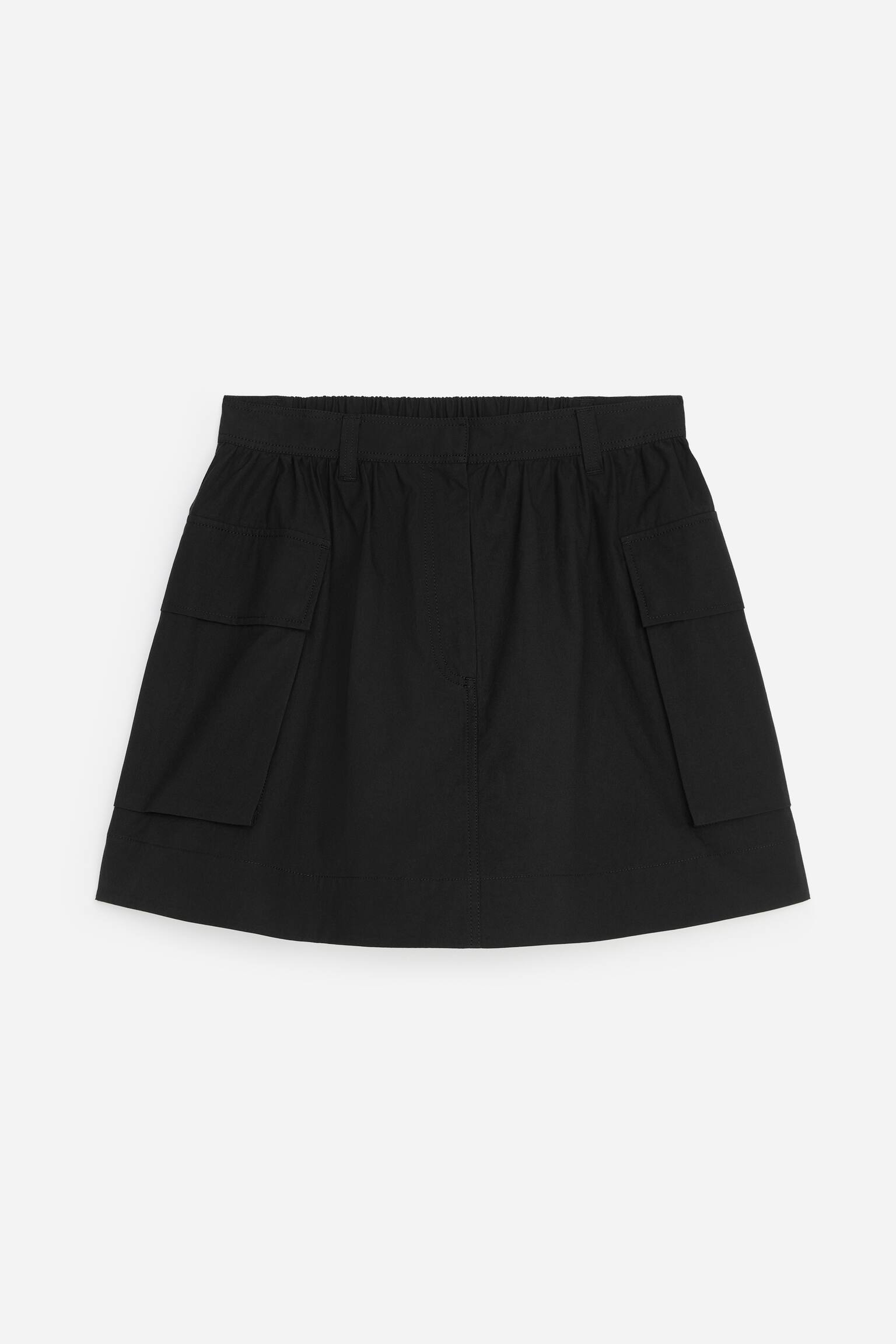 Pima Cotton Skirt - Svart - 1