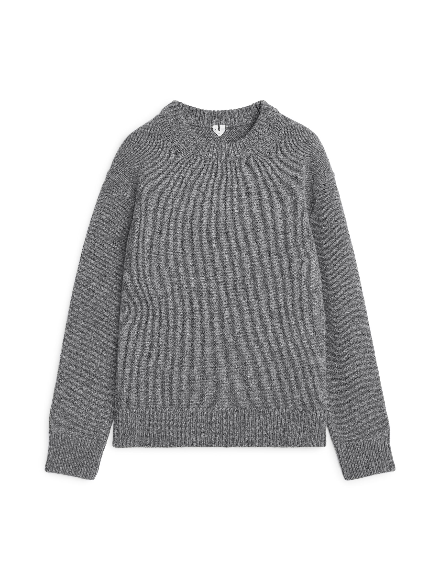 Strickpullover aus schwerer Wollmischung - Grau - Oversize - Herren - StillMedia/DescriptiveStillLife - 1