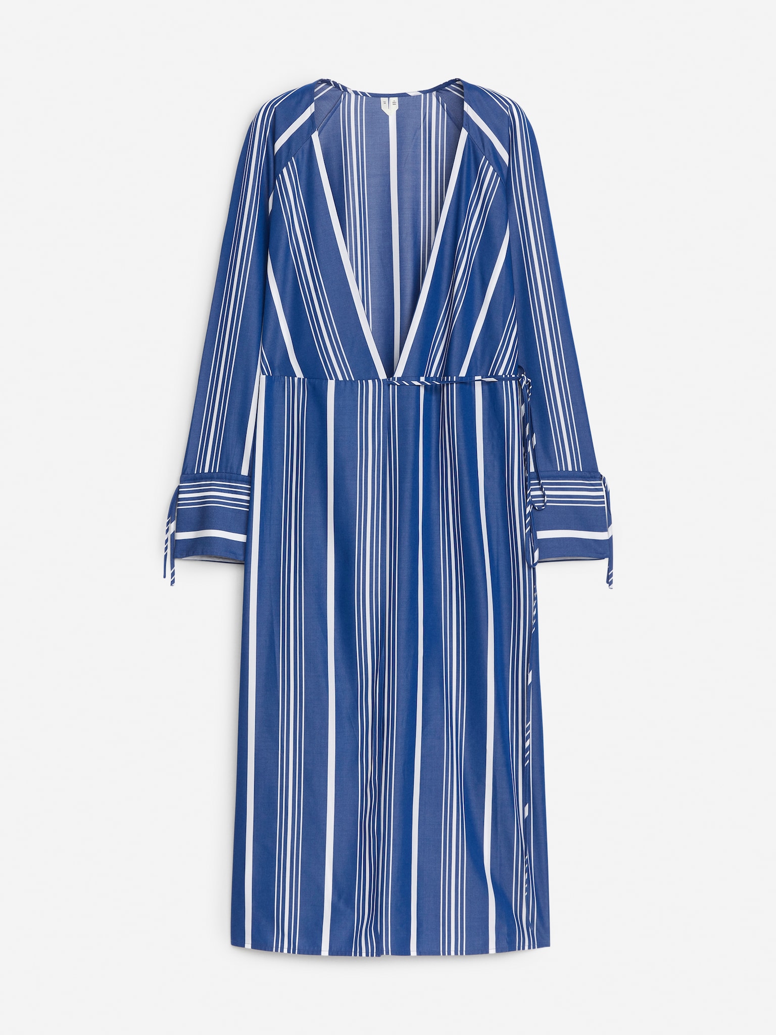 Midikietaisumekko - Sininen/valkoinen