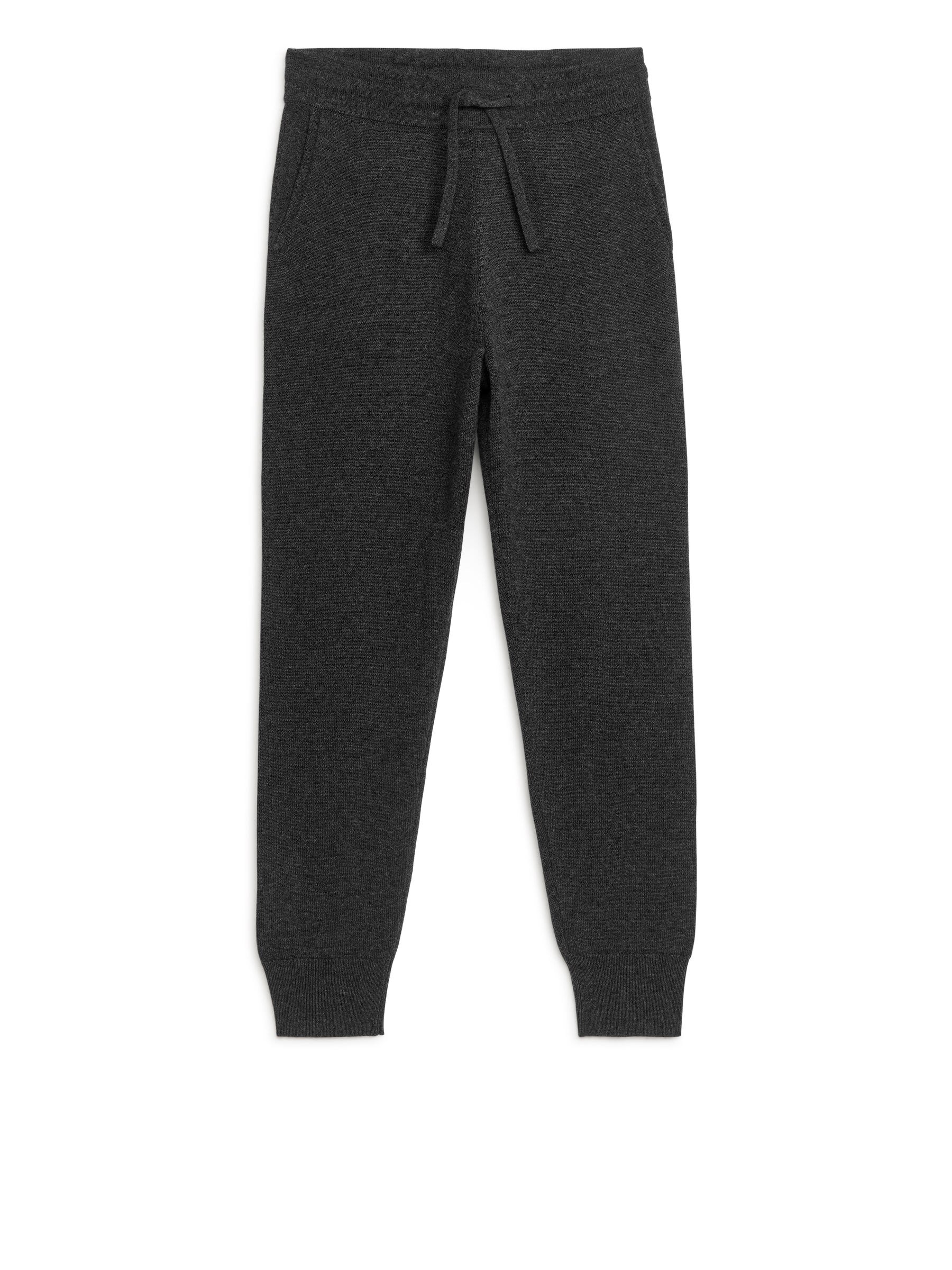 Joggers de punto en lana merino-#494A4F-1322