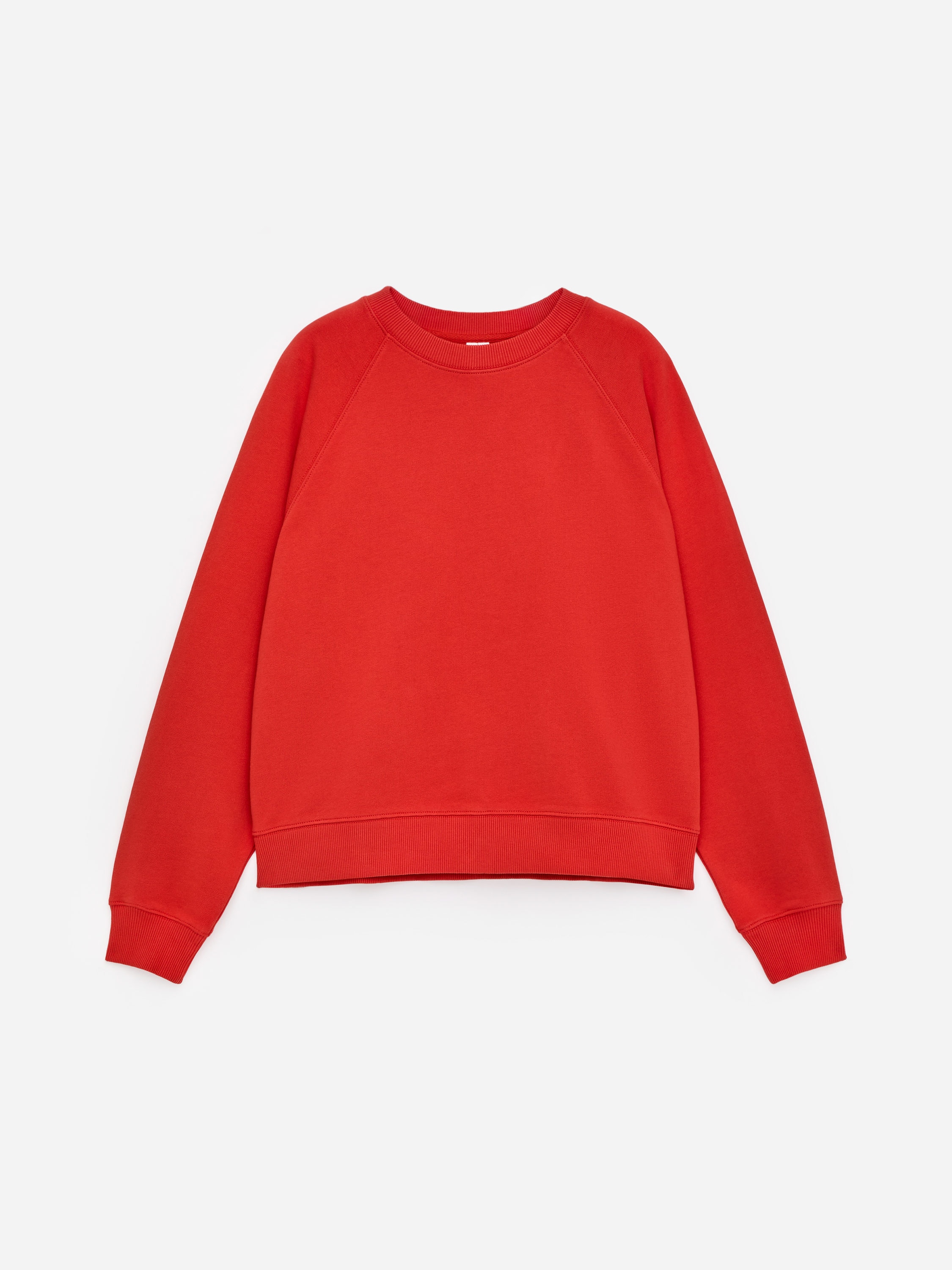 Terry Sweatshirt - Red - Regular fit - Women - StillMedia/DescriptiveStillLife - 1