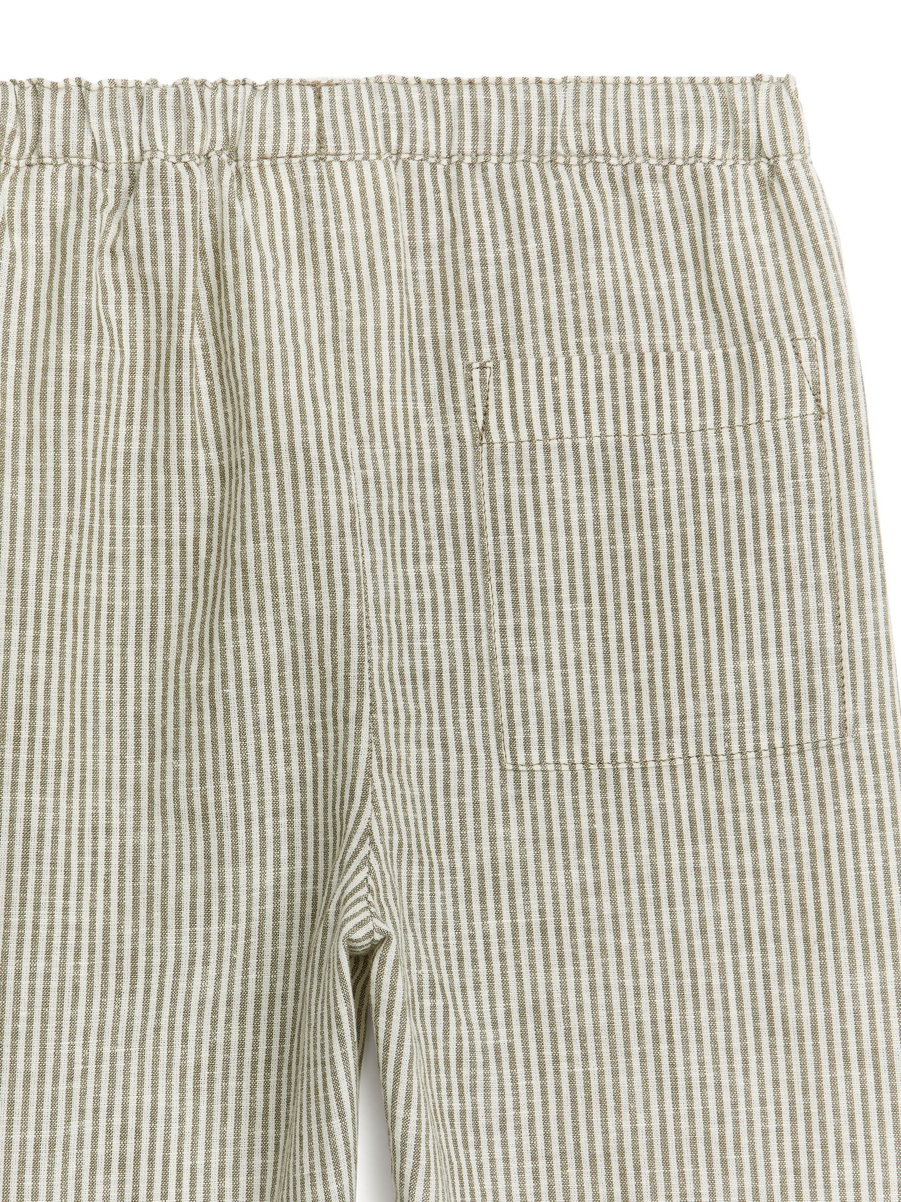 Leinenhose - Khaki/Weiß - Relaxed Fit - Kinder - StillMedia/DescriptiveDetail - 3