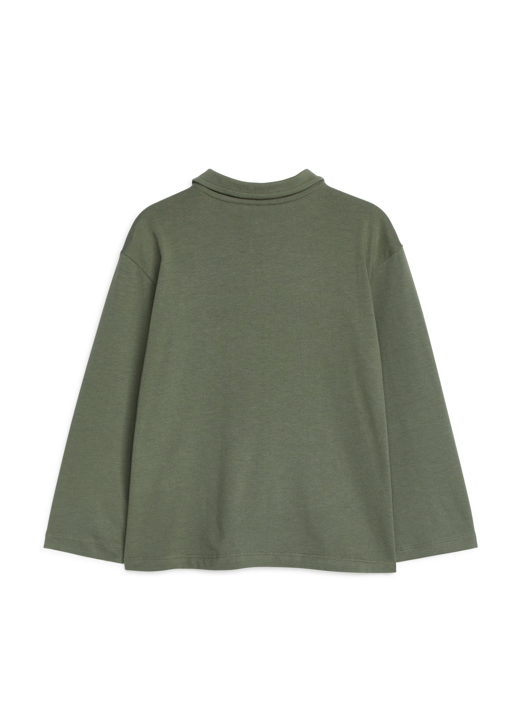 Langärmliges Poloshirt - Khaki - Relaxed Fit - Kinder - StillMedia/DescriptiveStillLife - 1