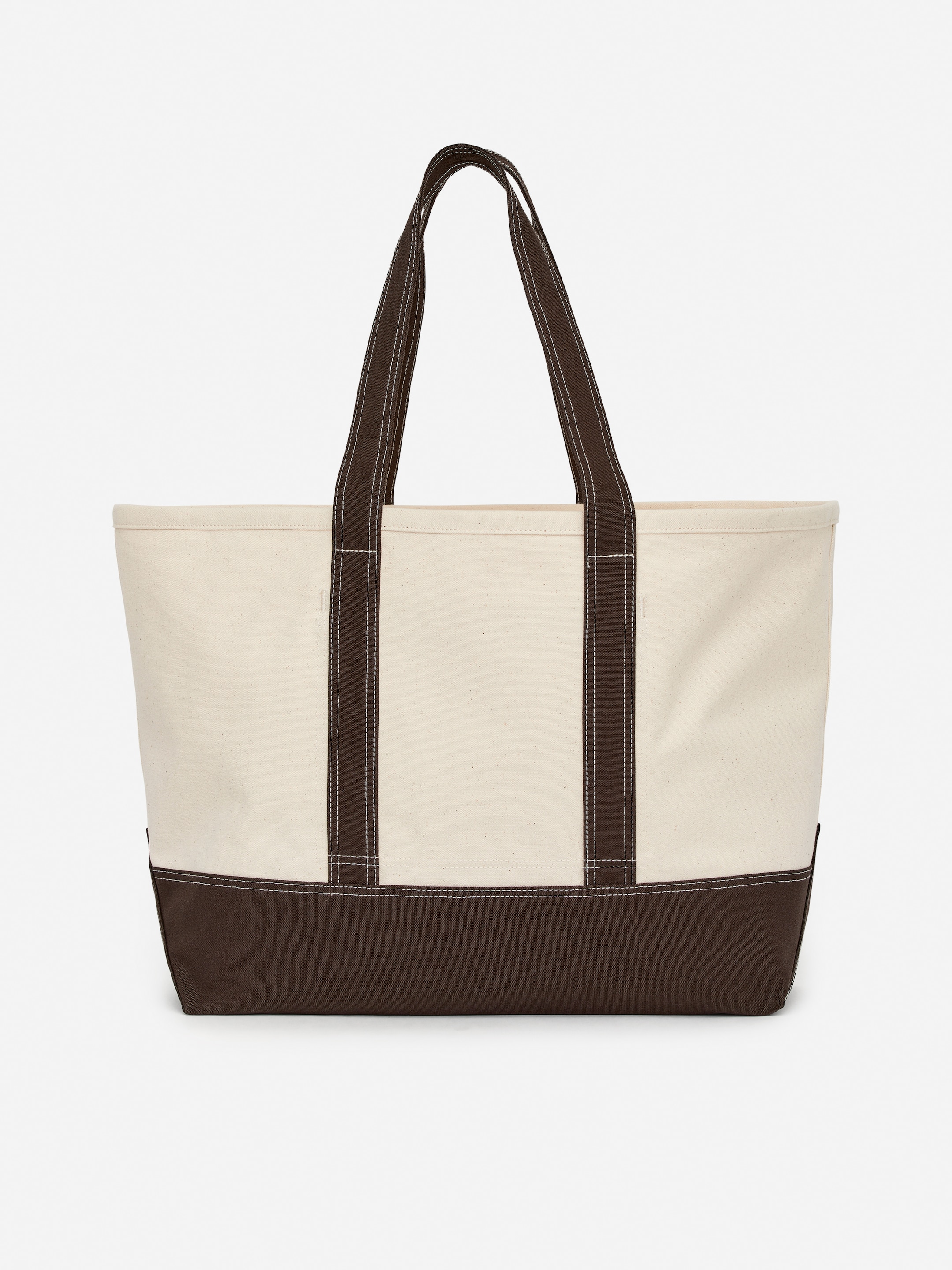 Sac fourre-tout oversize en toile - Écru/Taupe - Homme - StillMedia/DescriptiveStillLife - 2