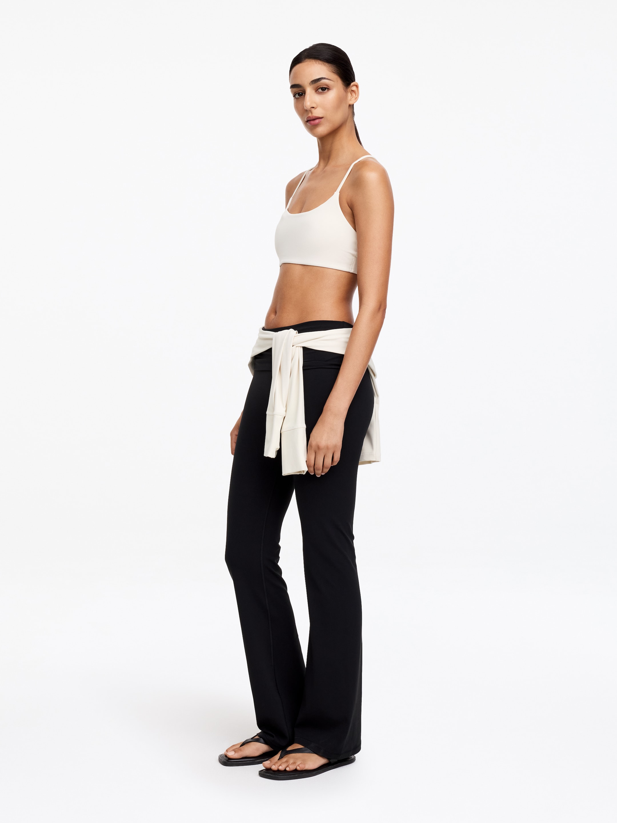 Soft Stretch Sports Bra - White - Slim fit - Women - StillMedia/Lookbook - 7