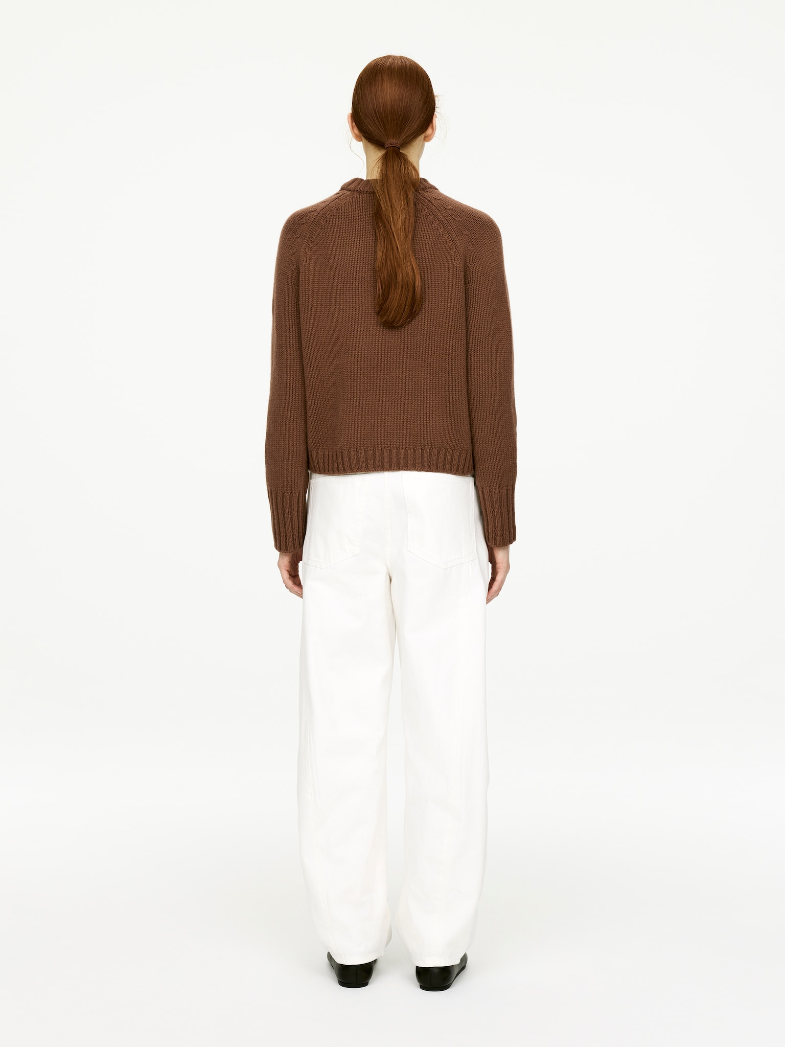 Pull épais en pur cachemire​ - Marron - 4