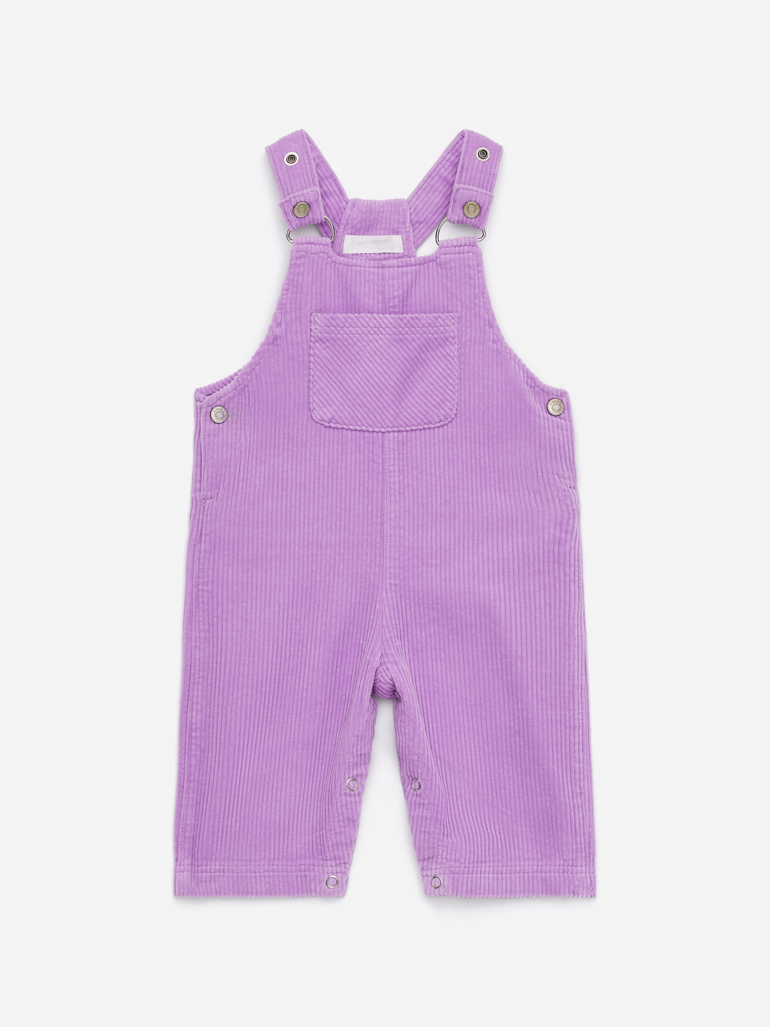 Corduroy Dungarees - Lilac/Dark Green