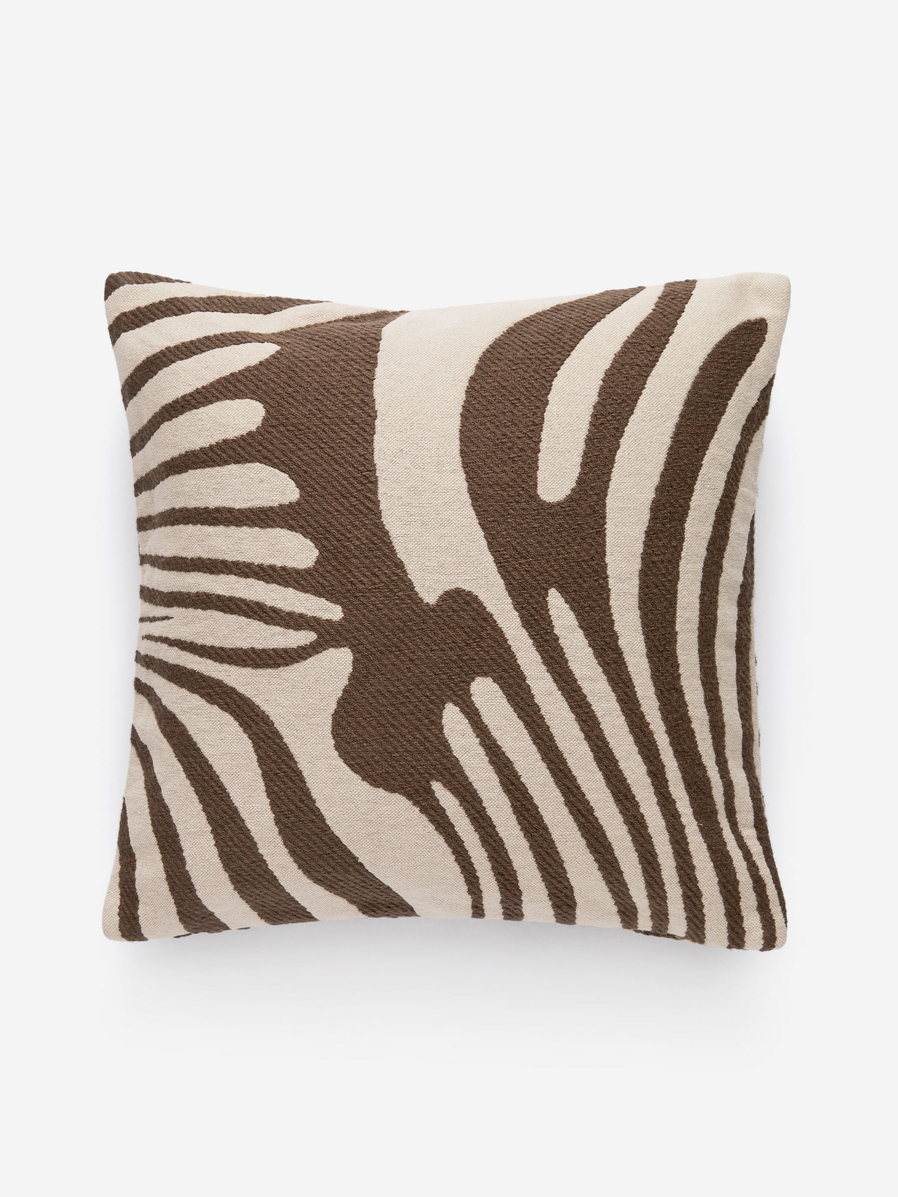 Cotton Wool Cushion Cover 50 x 50 cm - Dark Mole/White - Homeware - StillMedia/DescriptiveStillLife - 2