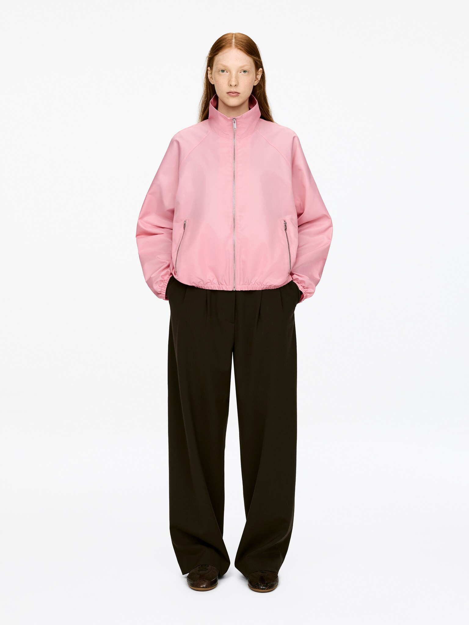 Nylon Jacket - Pink/Black