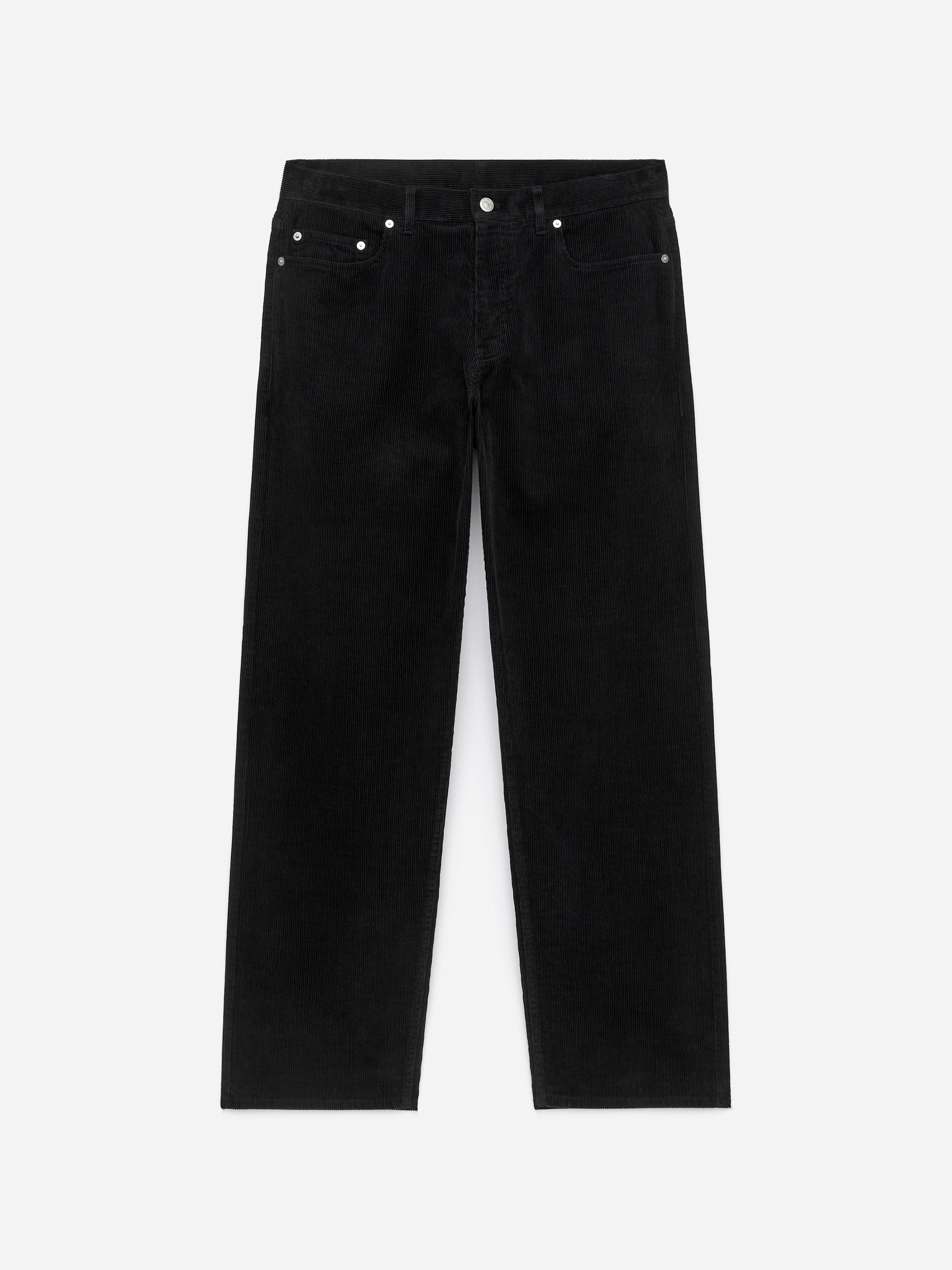 LOOSE Corduroy Trousers - Black/Light Mole/Brown
