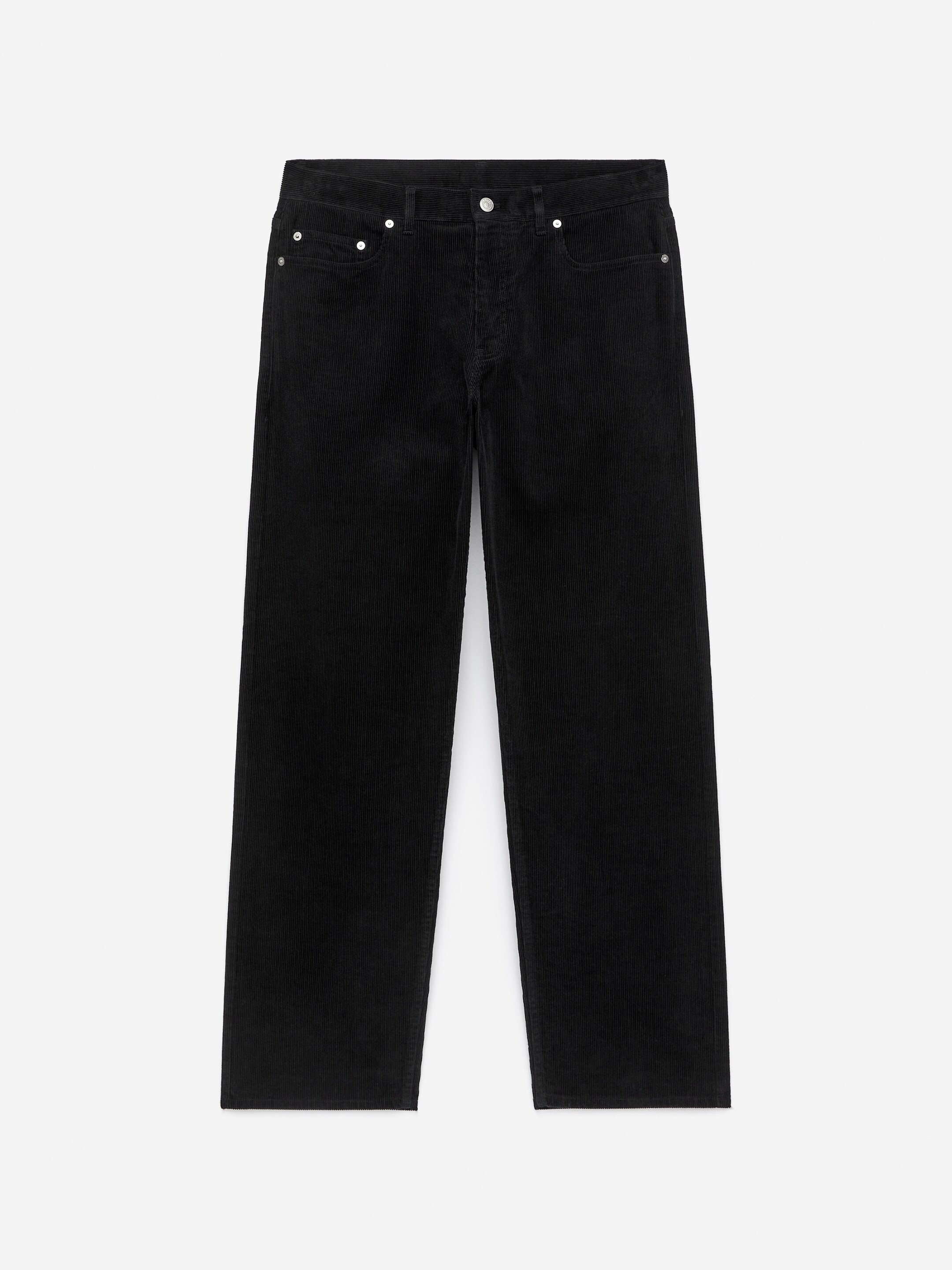 Vezi imaginea mai mare: Pantaloni LOOSE din catifea raiată - Negru - BĂRBAŢI | H&M RO 5