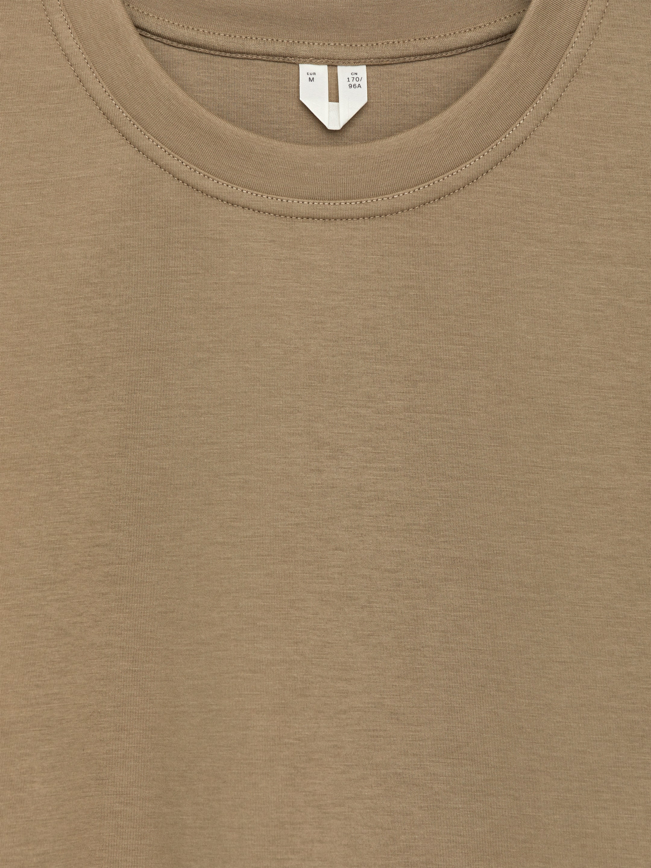 Zobrazit větší obrázek: PEARL tričko z těžké látky - Taupe - ŽENY | H&M CZ 6