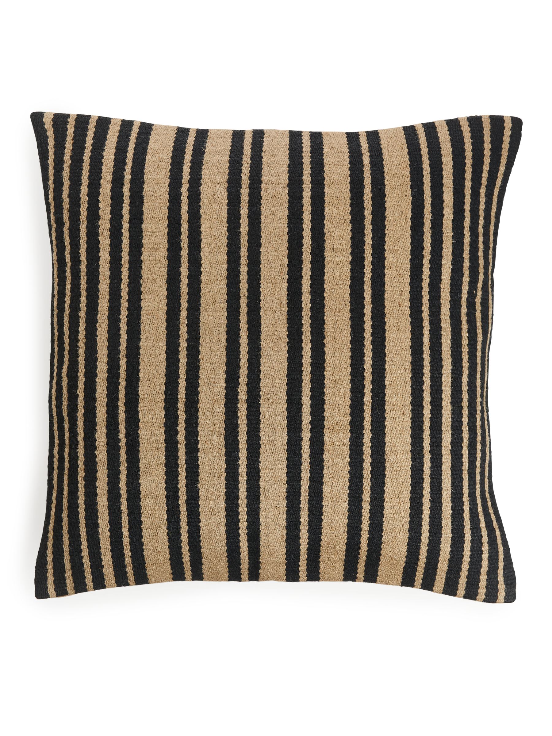 Kissenbezug aus Jute, 60 x 60 - Schwarz/Beige - Haushaltswaren - StillMedia/DescriptiveStillLife - 3