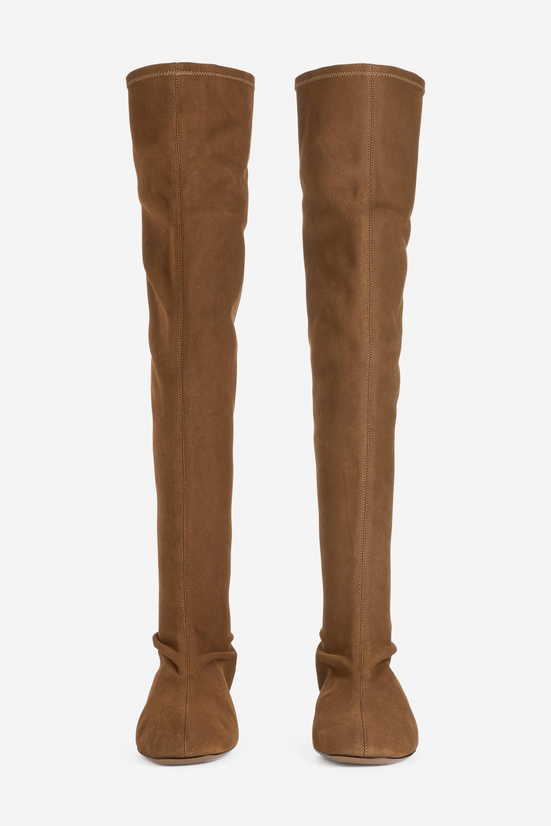 Größeres Bild ansehen: Overknee-Stiefel aus Wildleder - Braun - Ladies | H&M DE 1