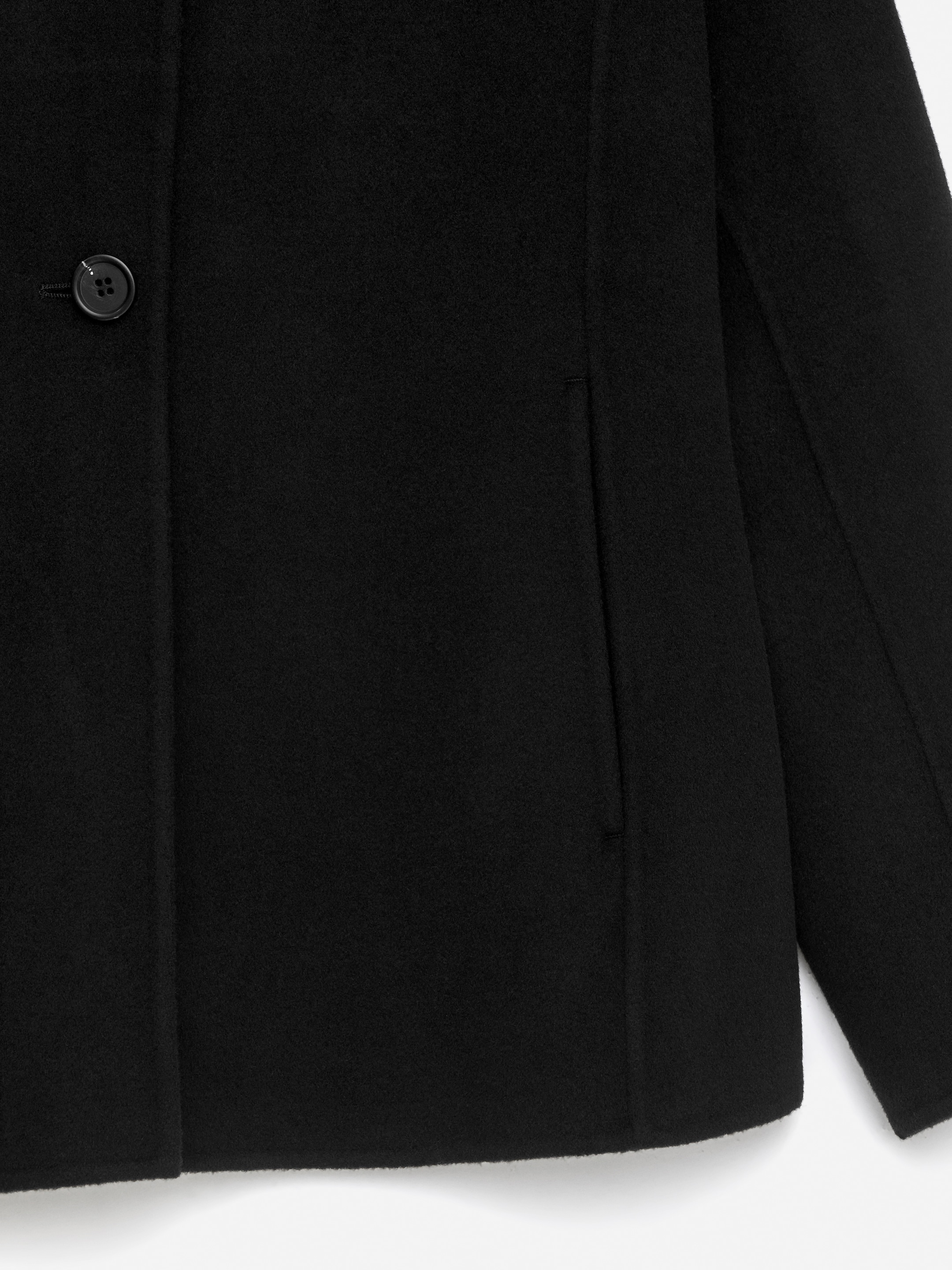 Marynarka z dwustronnego materiału z wełną - Czarny - Wąski fason - Women - StillMedia/DescriptiveDetail - 2