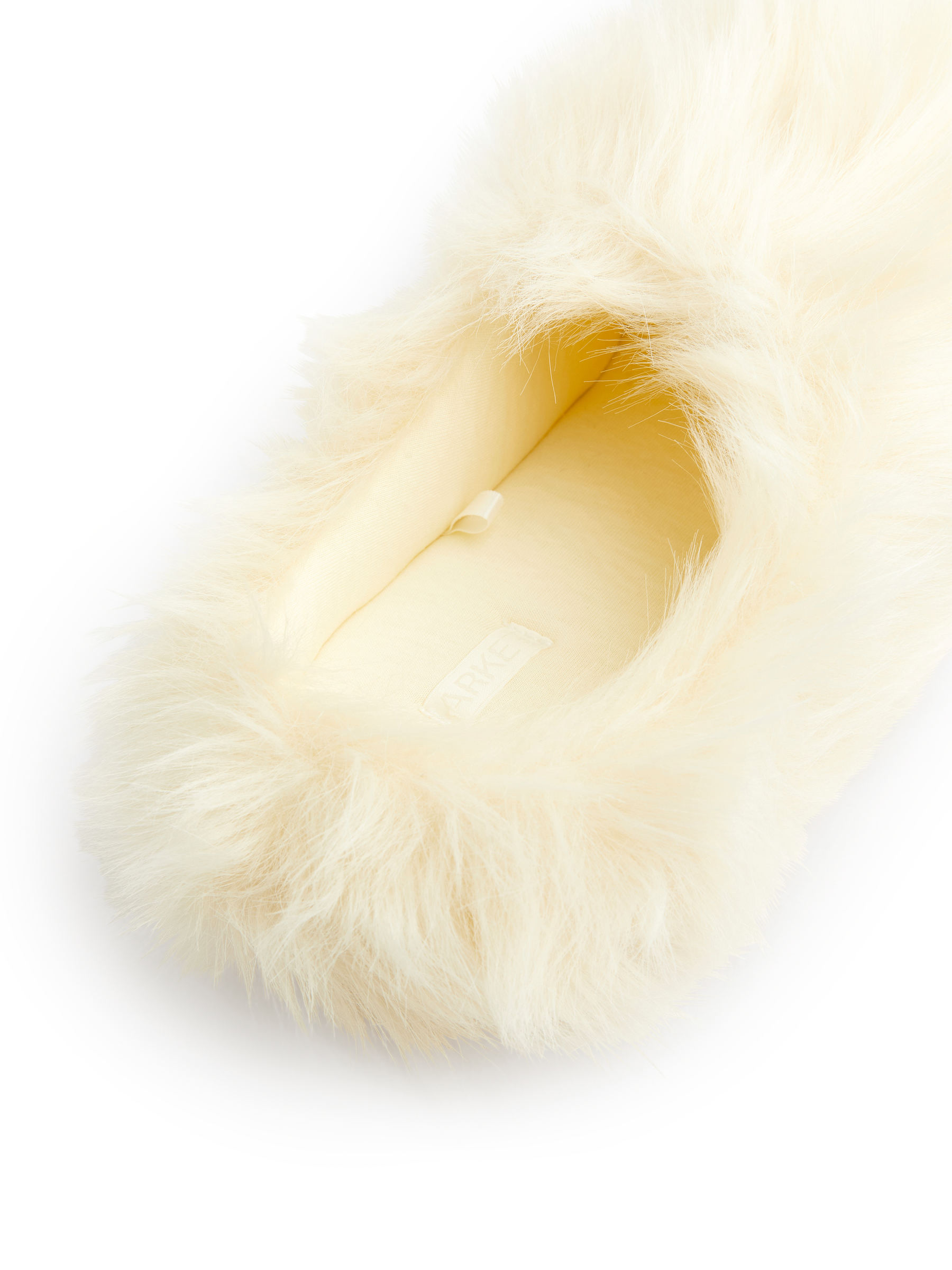 Fluffy Indoor Slippers - White - Women - StillMedia/DescriptiveDetail - 3