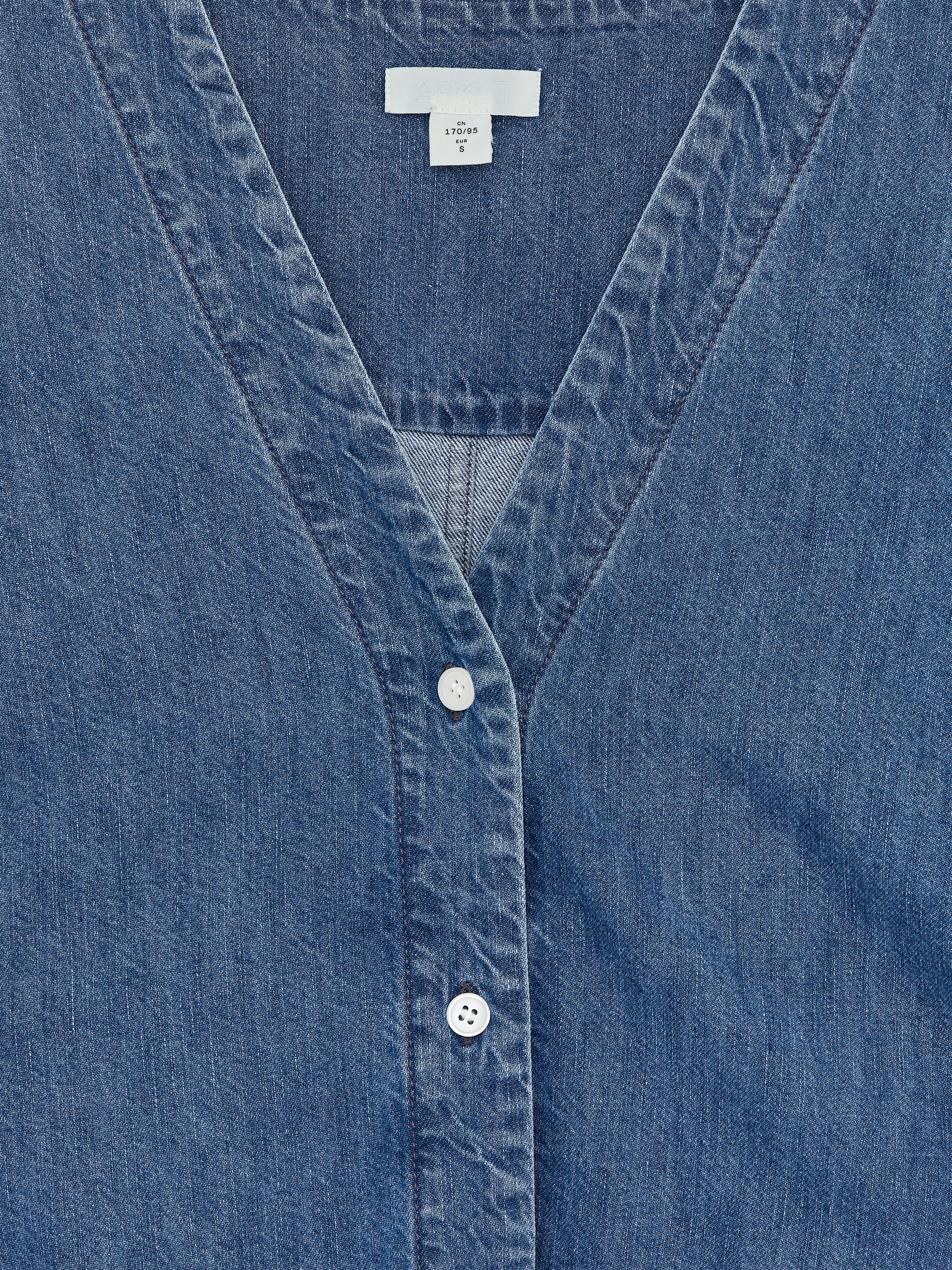 Ver imagem maior: Blusa de ganga - Azul - SENHORA | H&M PT 2