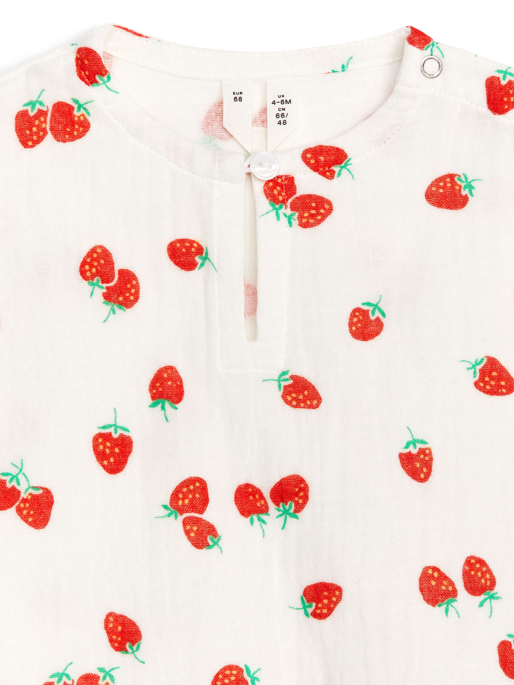 Cotton Muslin T-Shirt - White - Regular fit - Children - StillMedia/DescriptiveDetail - 2