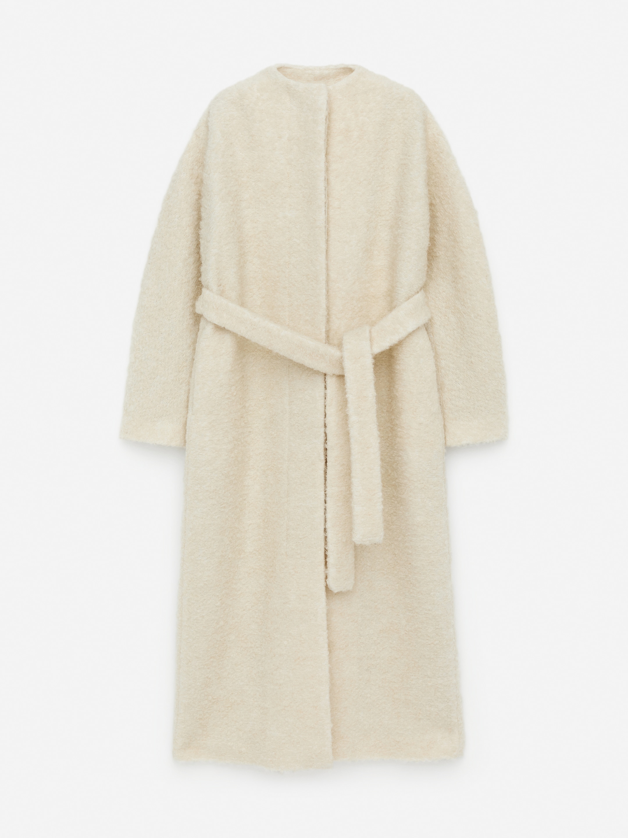 Agrandir l'image: Manteau en laine bouclée - Blanc cassé - FEMME | H&M CH 1