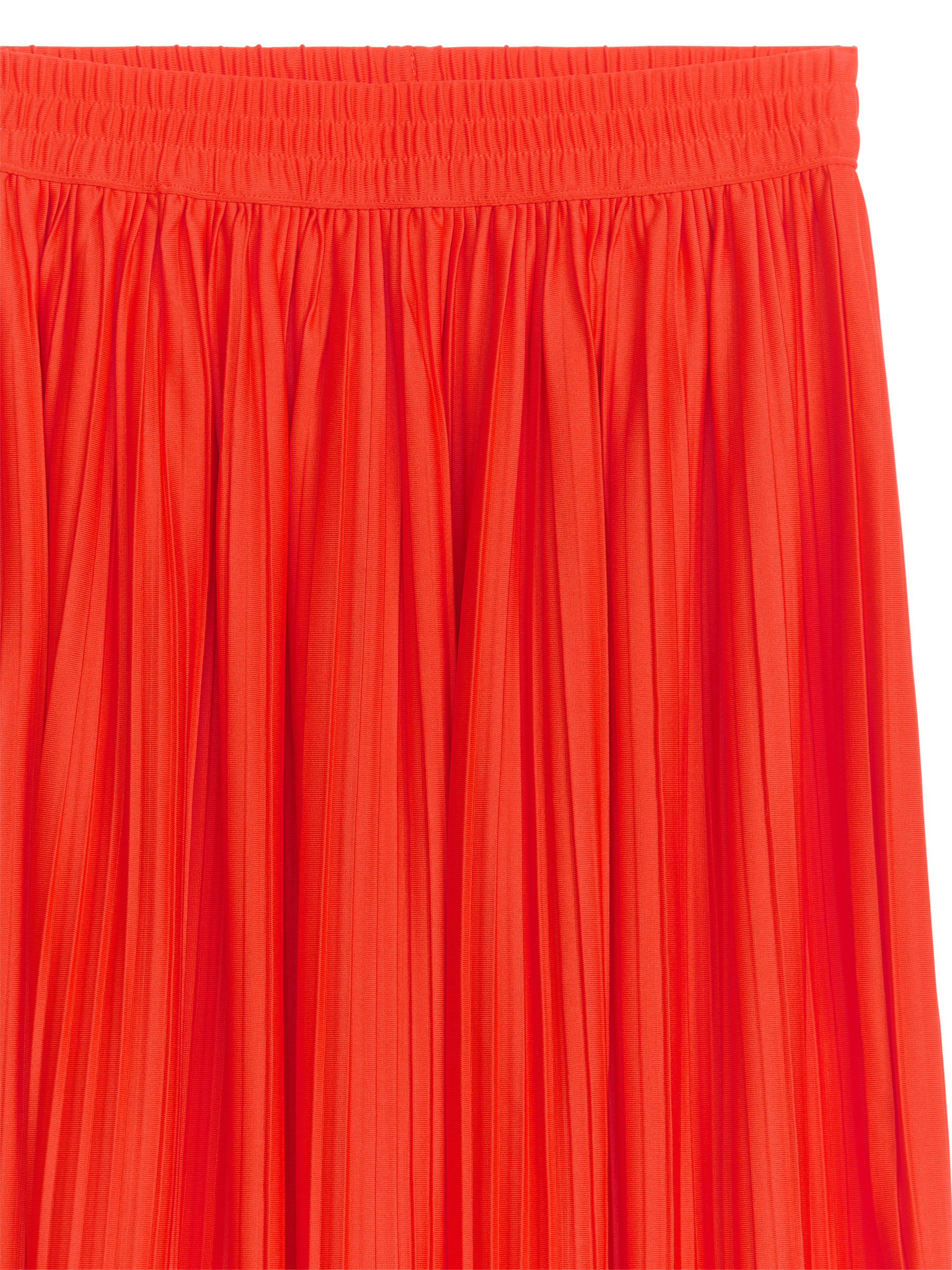 Pleated Midi Skirt - Bright Red - Regular fit - Children - StillMedia/DescriptiveDetail - 2