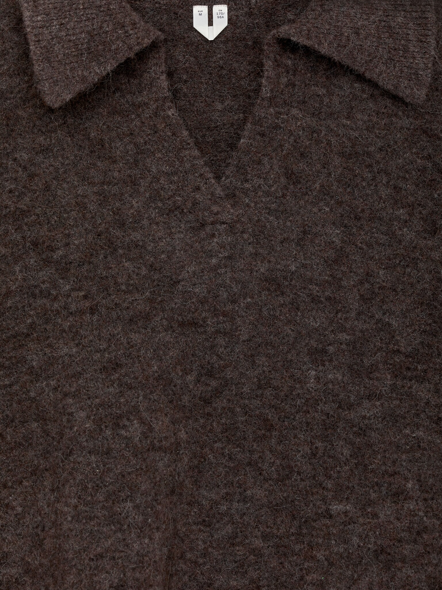 Pull en mélange de laine et d'alpaga - Marron/Gris chiné/Bleu - 3