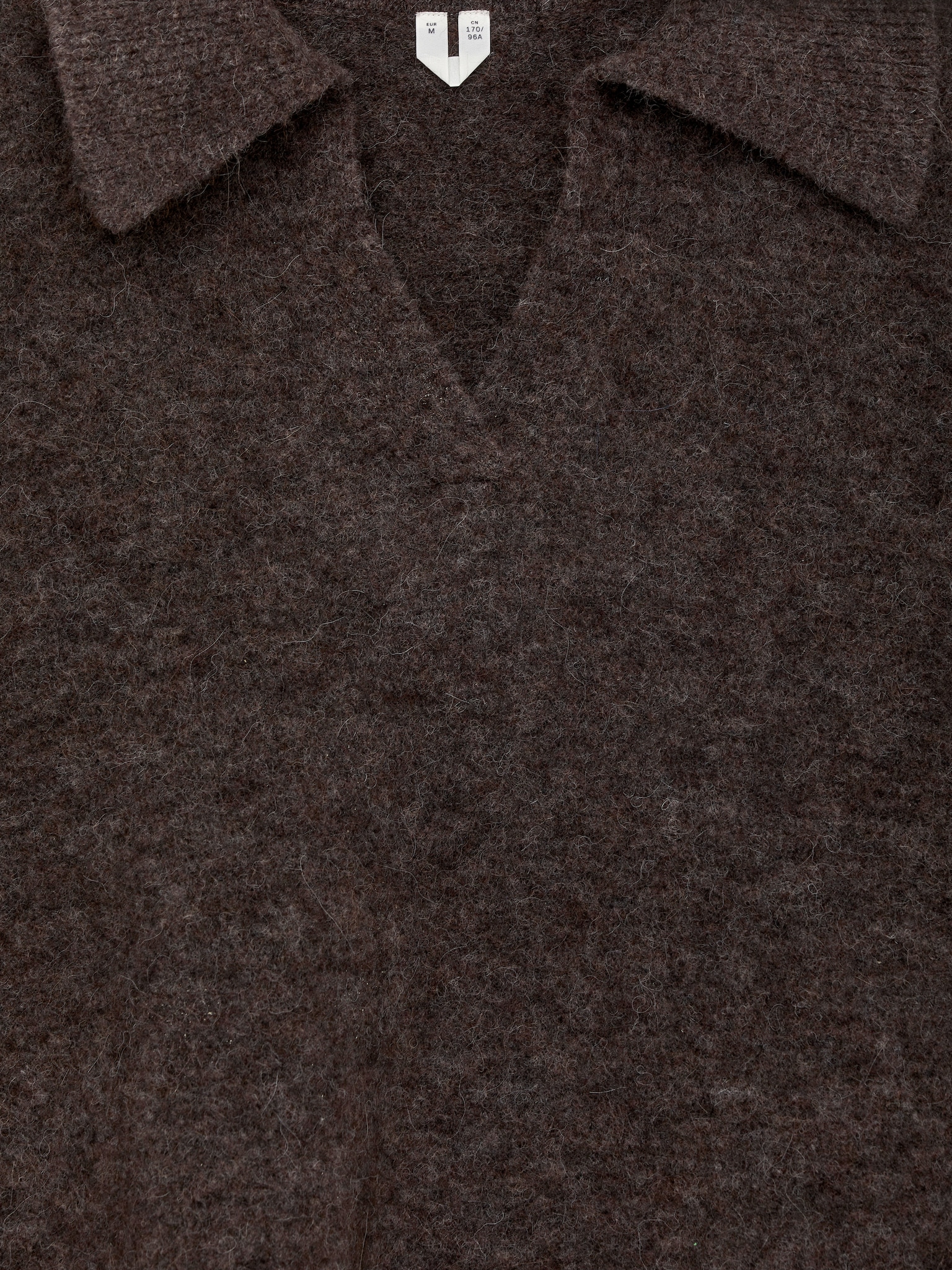 Alpaca-Wool Blend Jumper - Brown/Blue/Grey Melange - 4