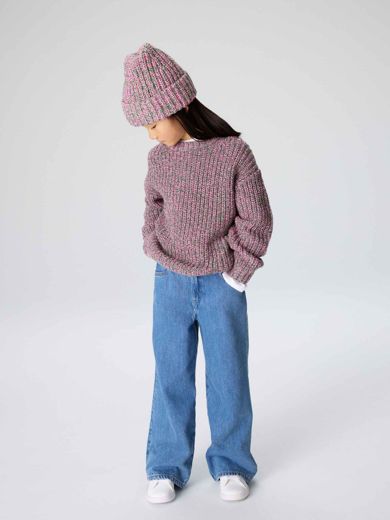 Wide Denim Trousers - Blauw/Roze/Lila/Rood/Zwart/Yellow - 6