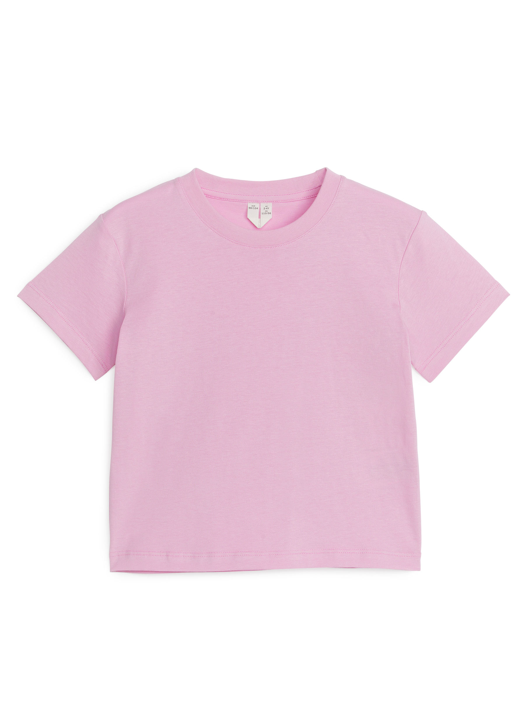 T-Shirt mit Rundhalsausschnitt, im 3er-Set - Rosa/Lila/Cremeweiß - Regular Fit - Kinder - StillMedia/DescriptiveStillLife - 3